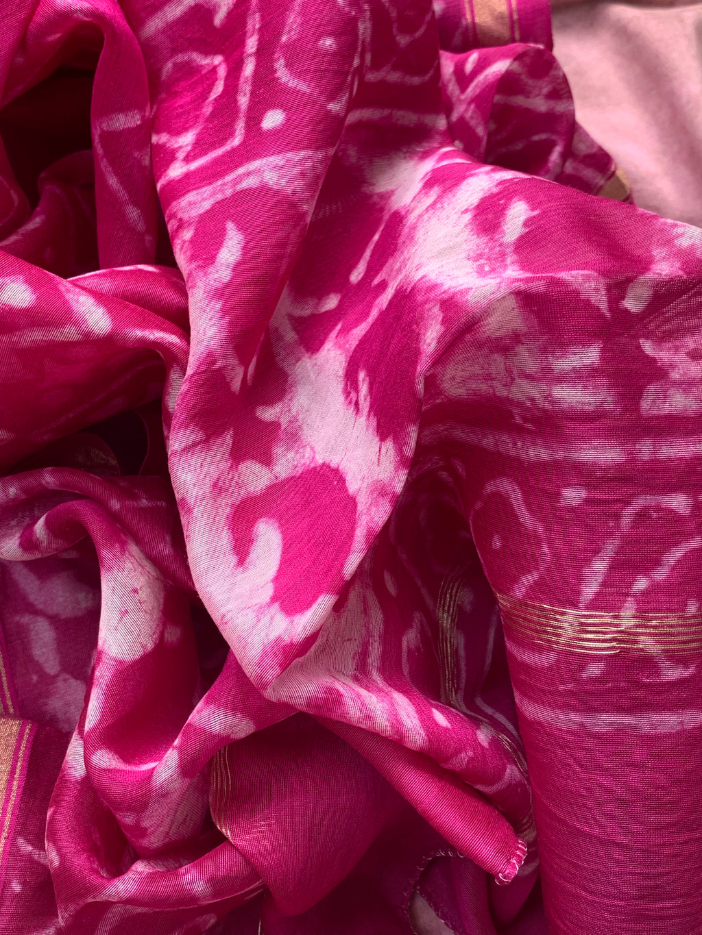 Handblock Chanderi Suit