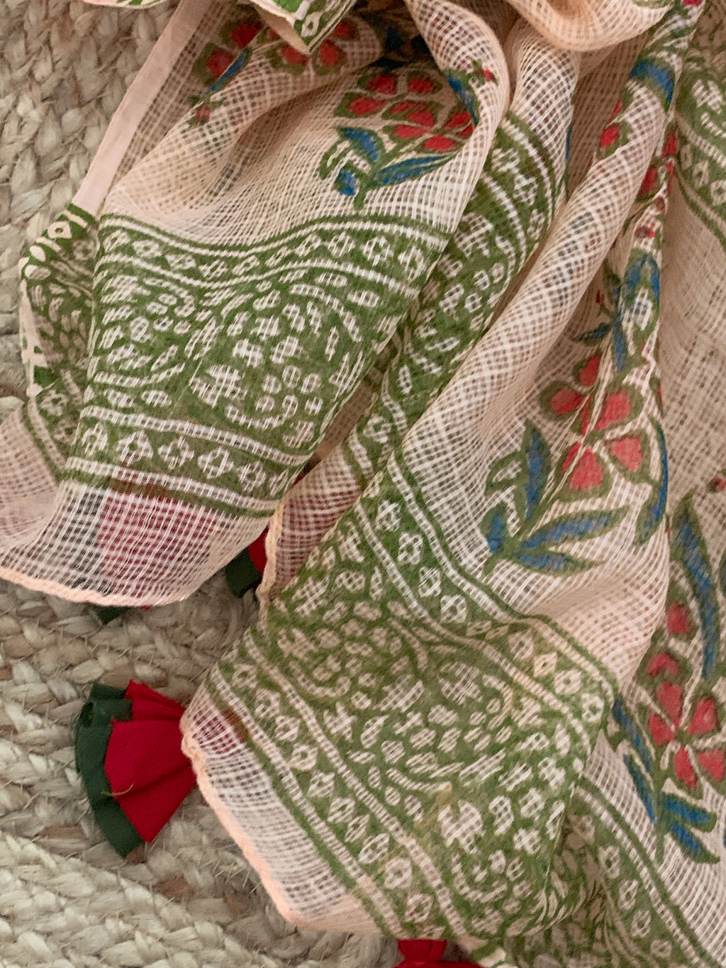 Blush Coral Handcrafted Kota Suit