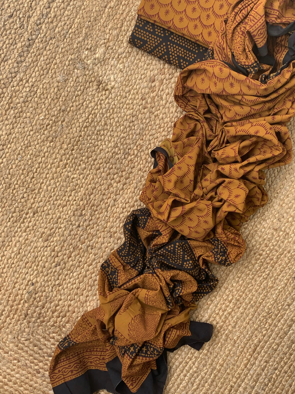 Natural Dyed Bagh Block Print Cotton Suit