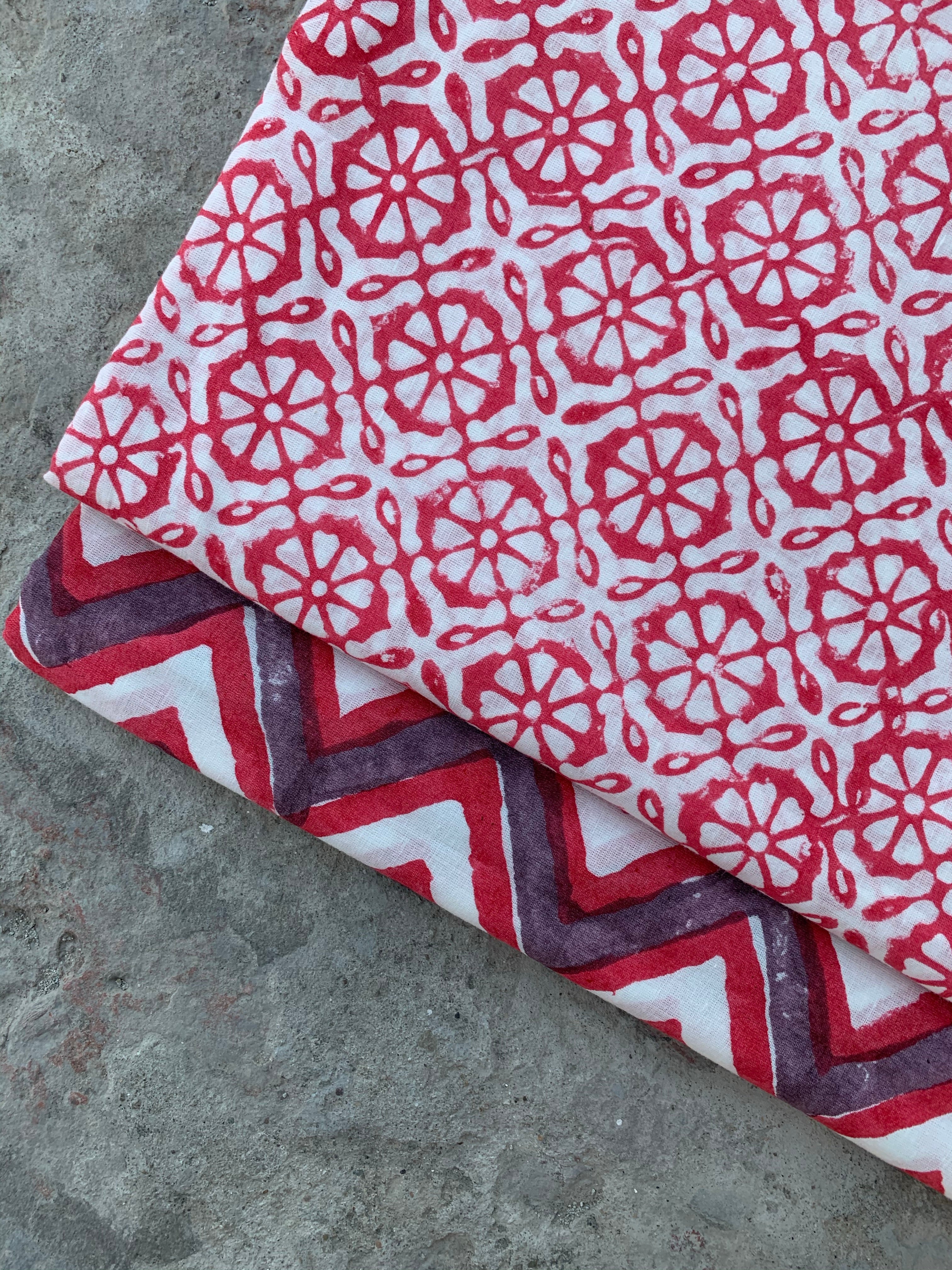 Handcrafted Cotton Kurta Dupatta set