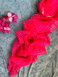 Handcrafted Tie-Dye Silk Kota Doria Dupatta
