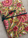 Block Print Fabric Cover Diary