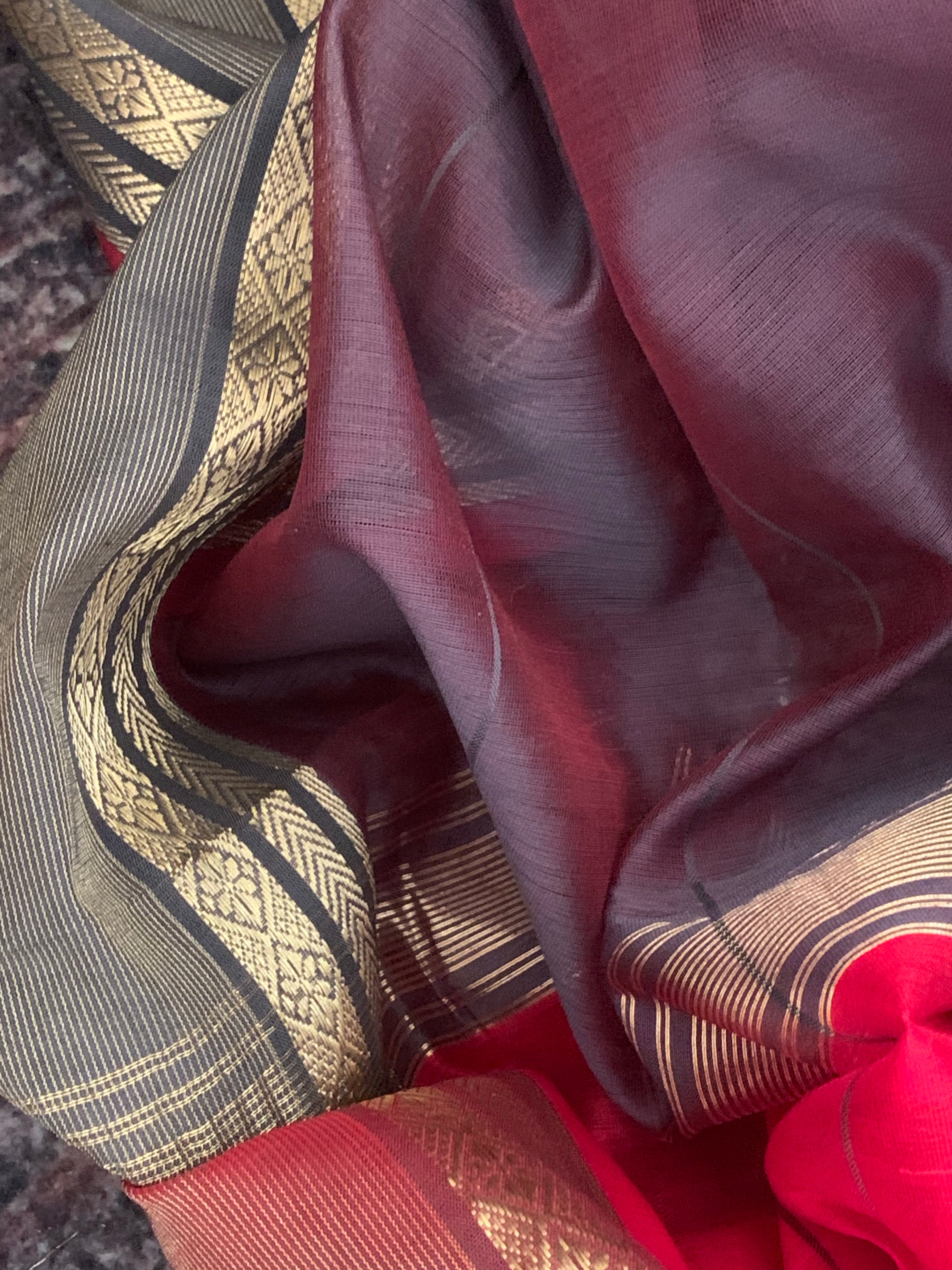 Handwoven Maheshwari Silk Cotton Dupatta