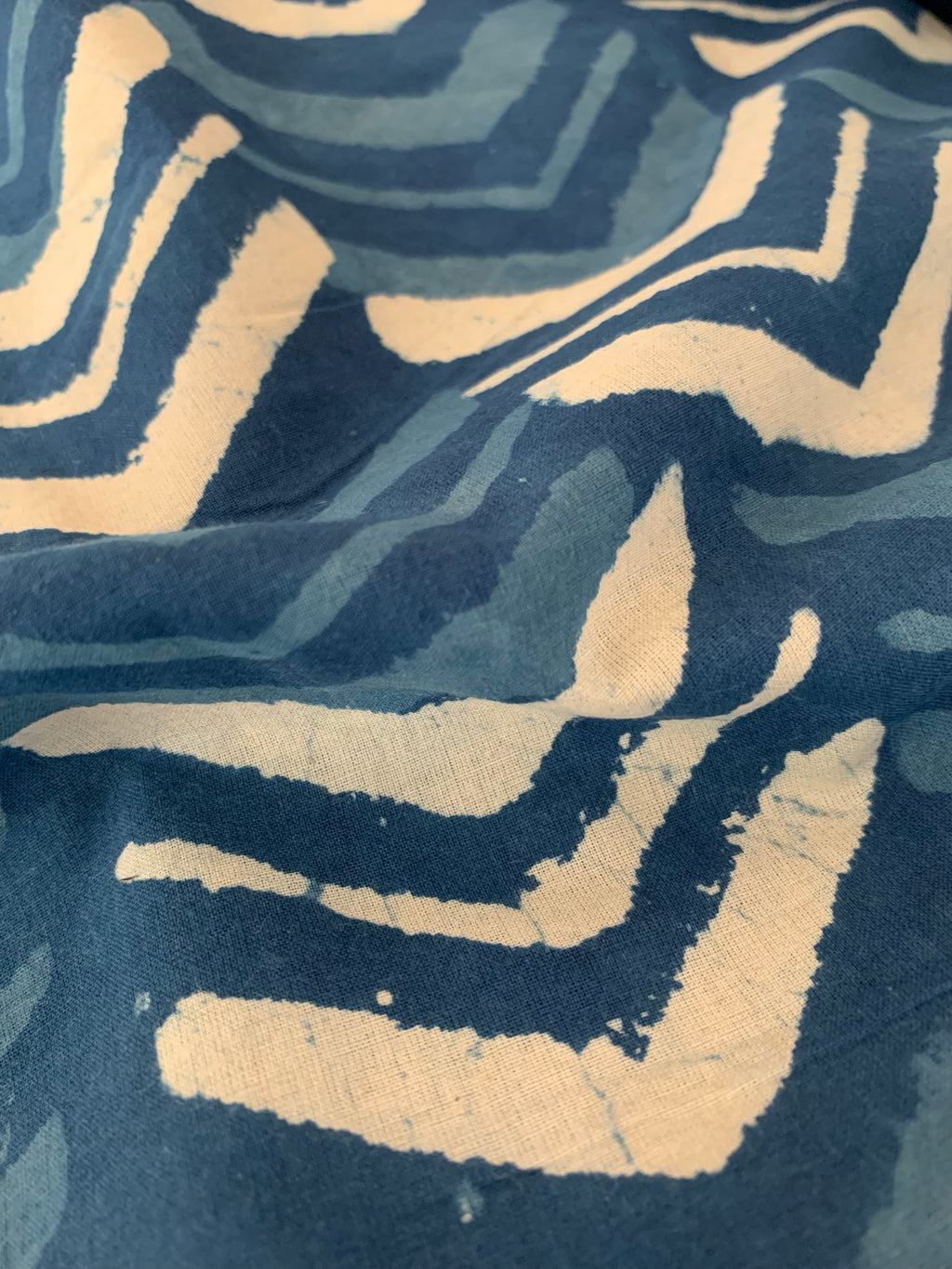 Hand Block Printed Bagru Azo free Dye Cotton Fabric 260/metre