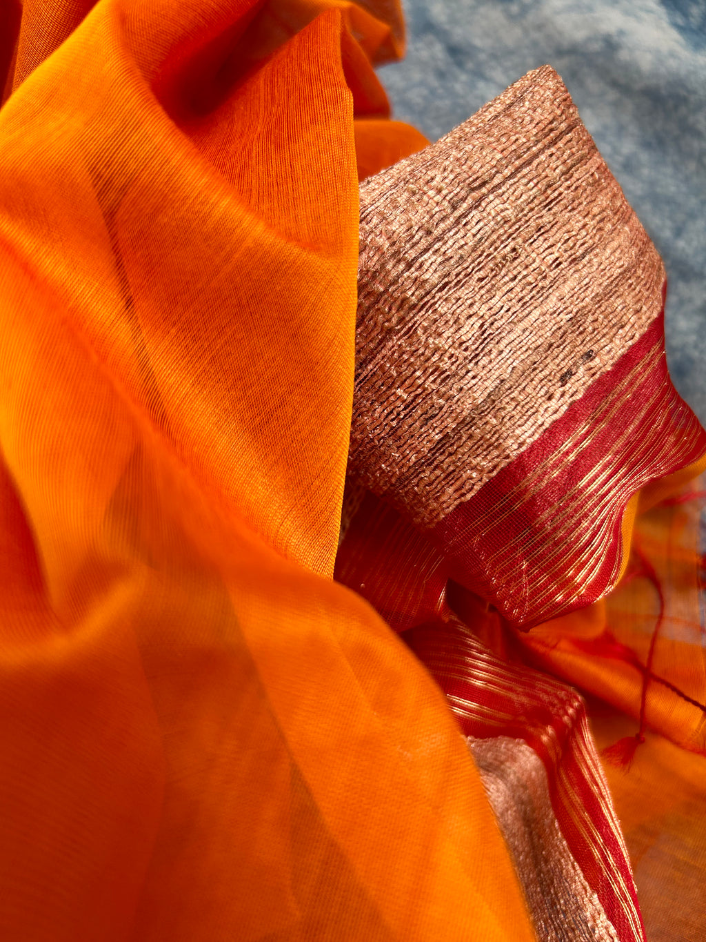 Handwoven Maheshwari Kurta Dupatta Set