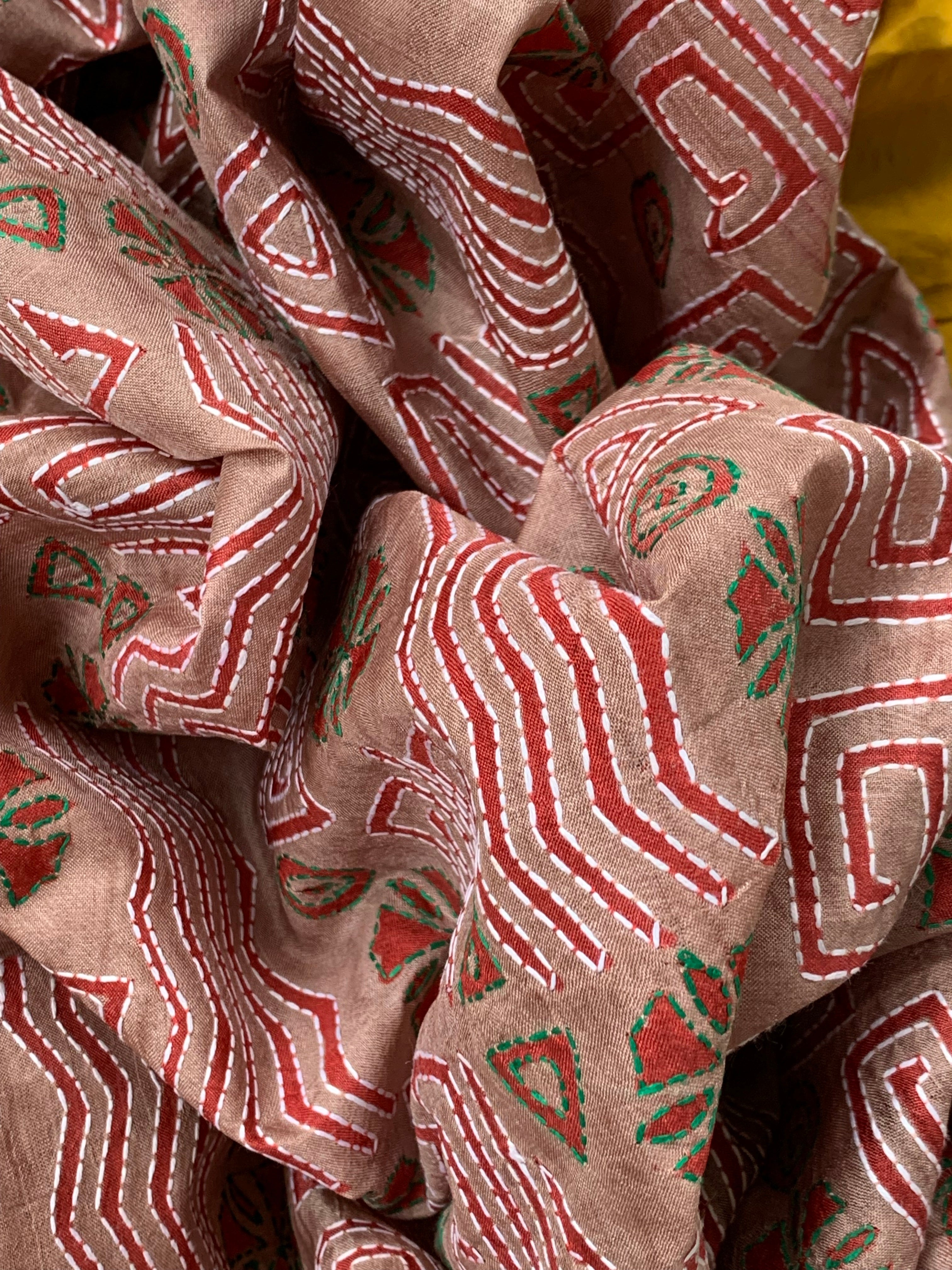Handwoven Tussar Silk Kurta Dupatta Set