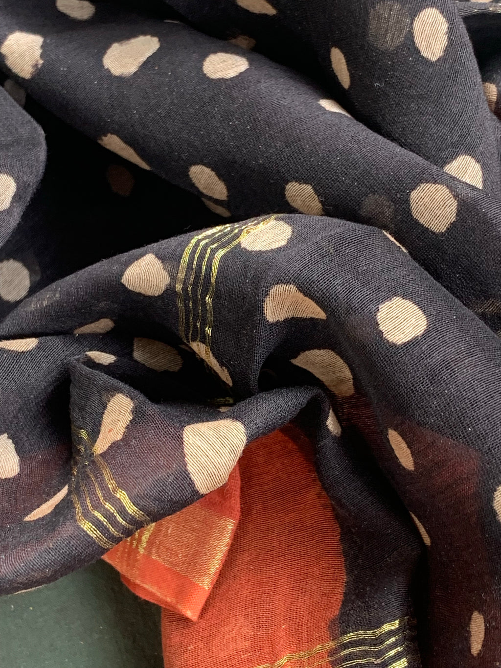 Handblock Chanderi Silk Cotton Suit