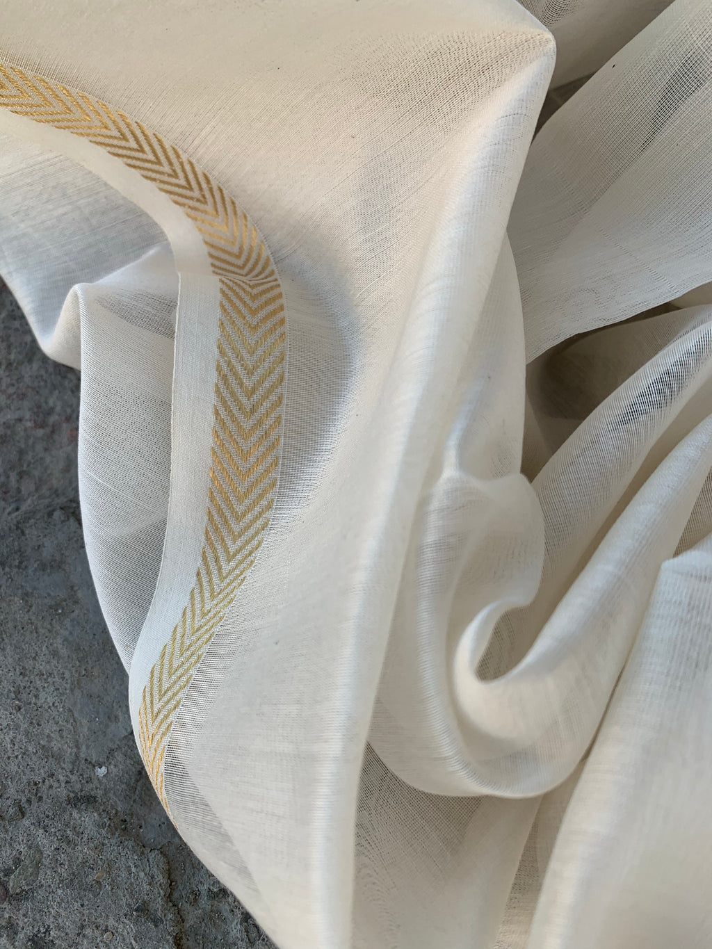 Handwoven Maheshwari Kurta dupatta set