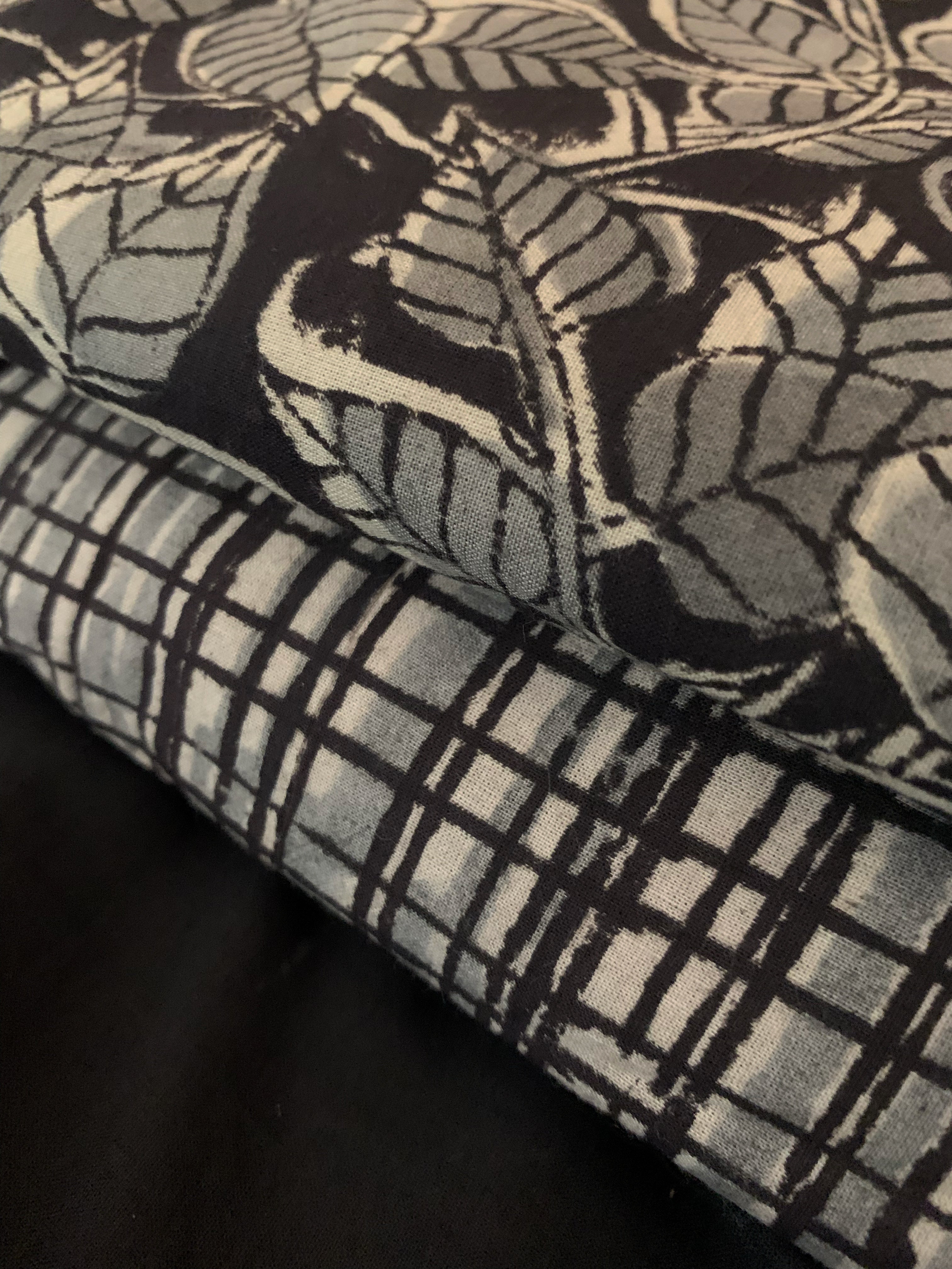 Hand Block Printed Kalamkari Natural Dyed Kurta Bottom Set