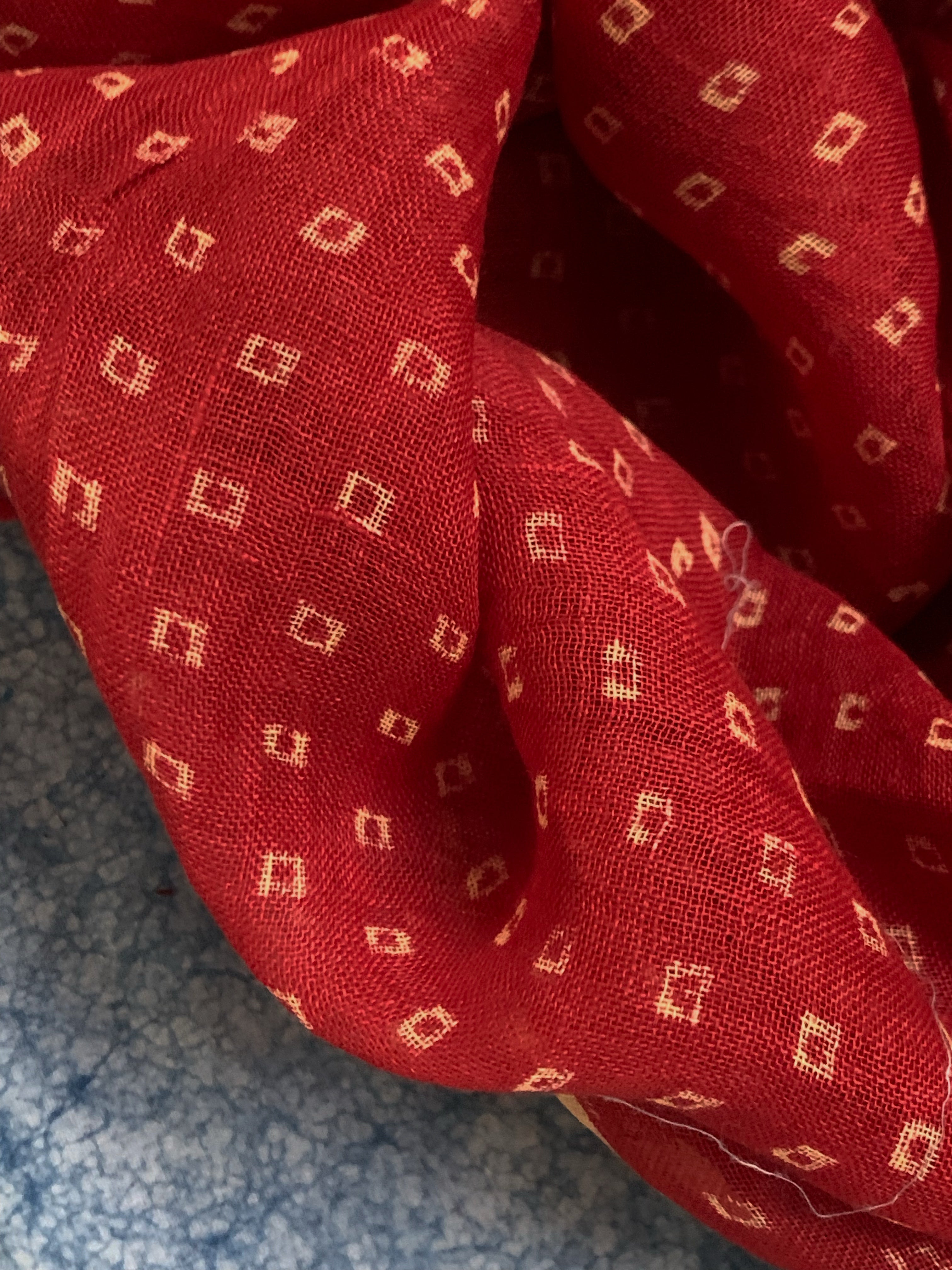 Handcrafted Linen Kurta Dupatta Set
