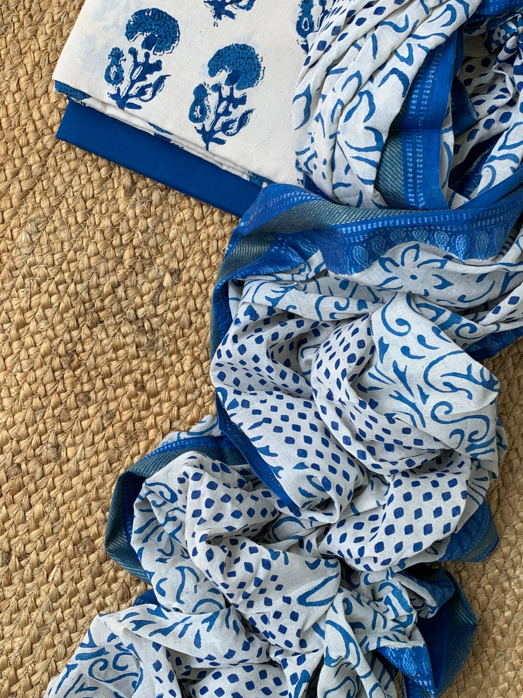 Handblock Cotton Suit