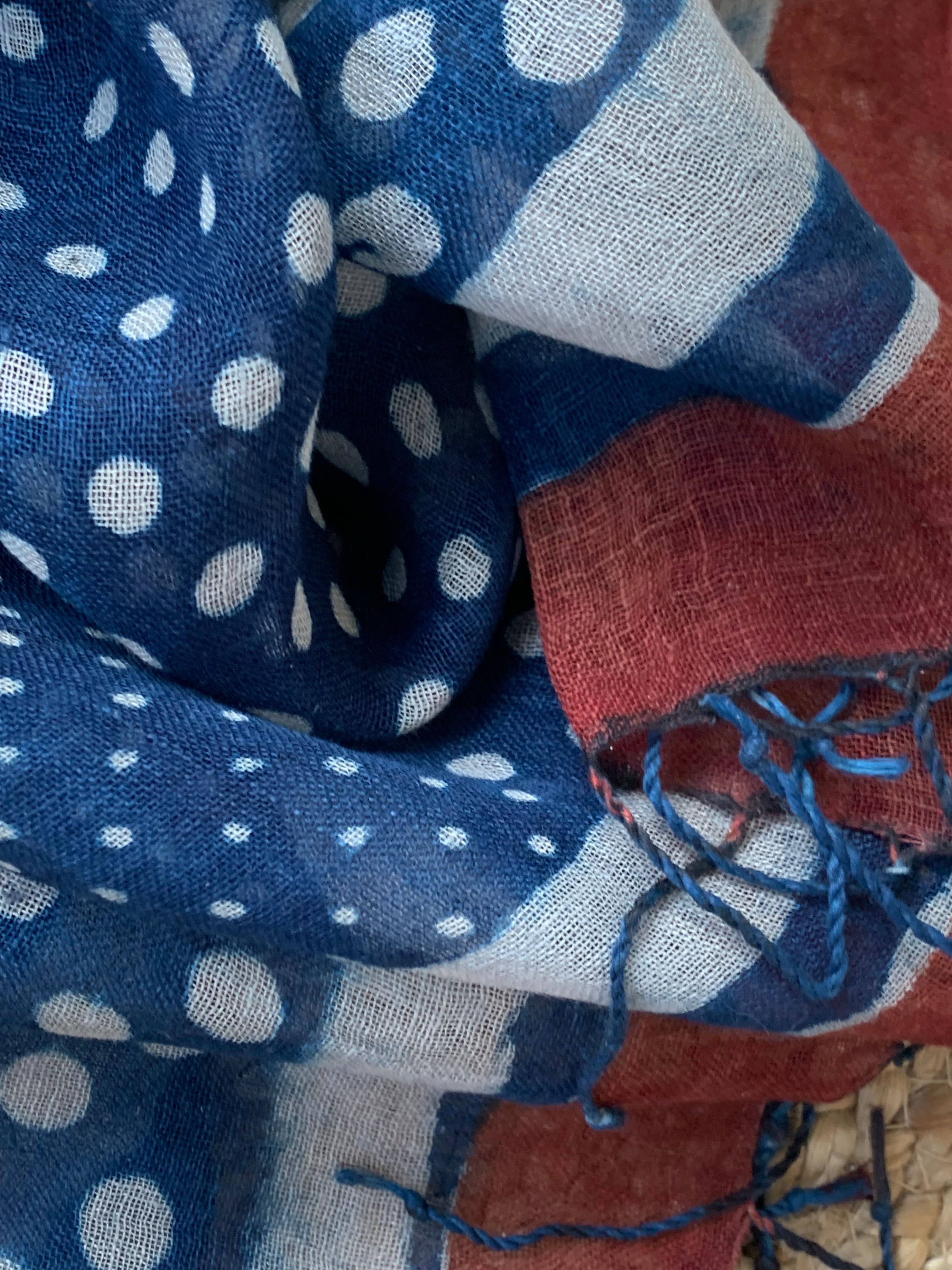 Handcrafted Linen Kurta Dupatta Set