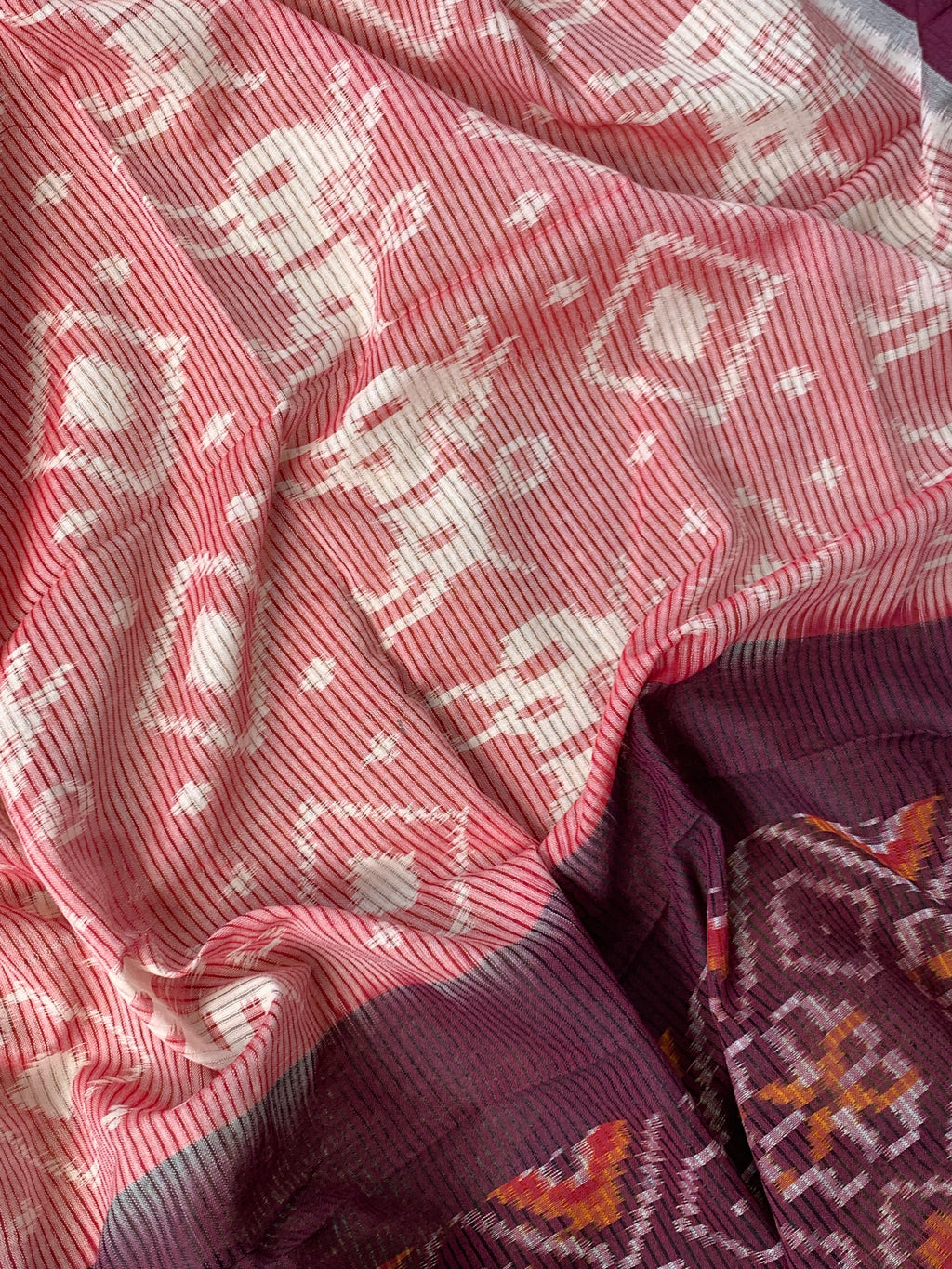 Ikat Weaving Kurta Dupatta Set