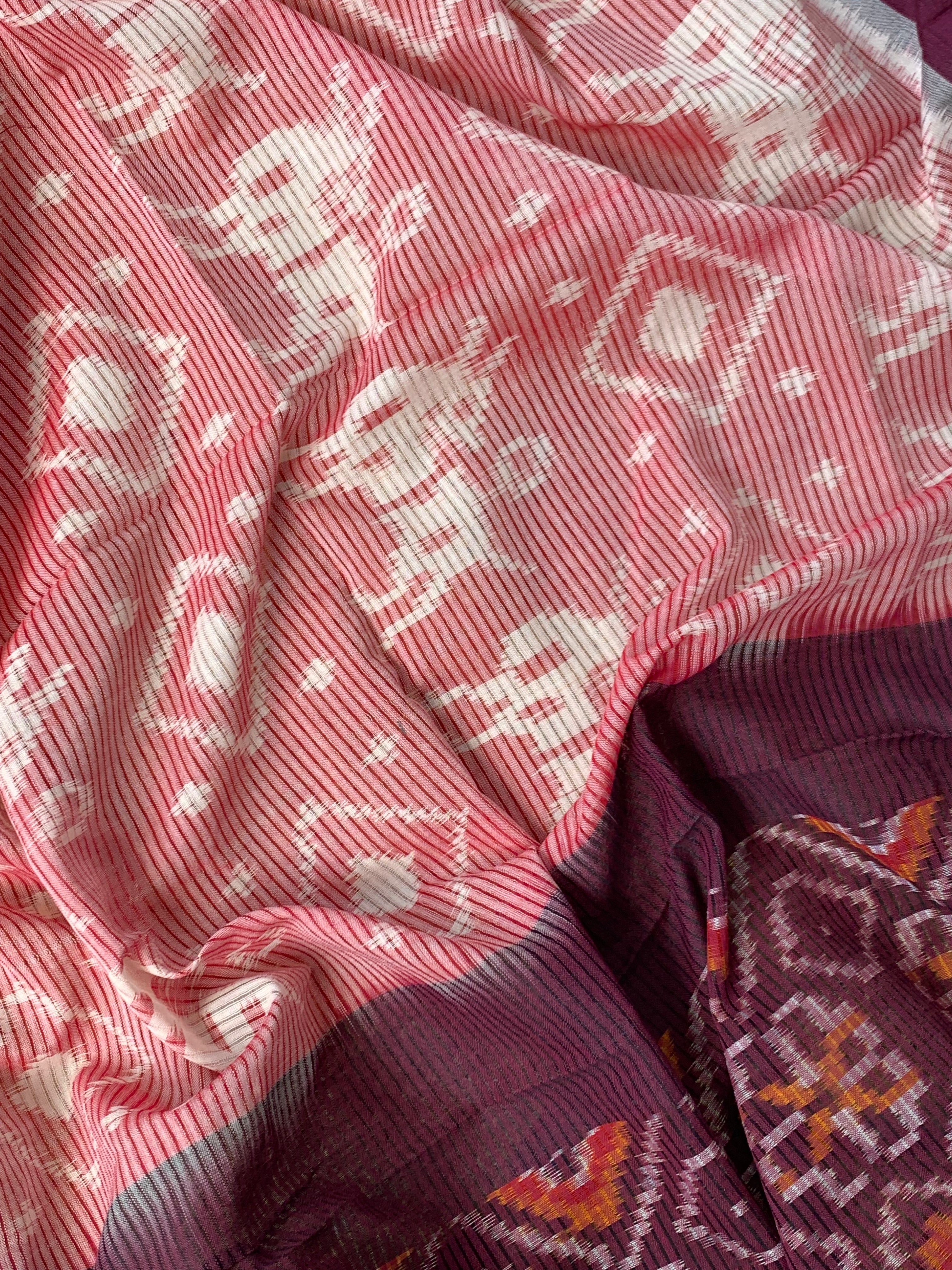 Ikat Weaving Kurta Dupatta Set