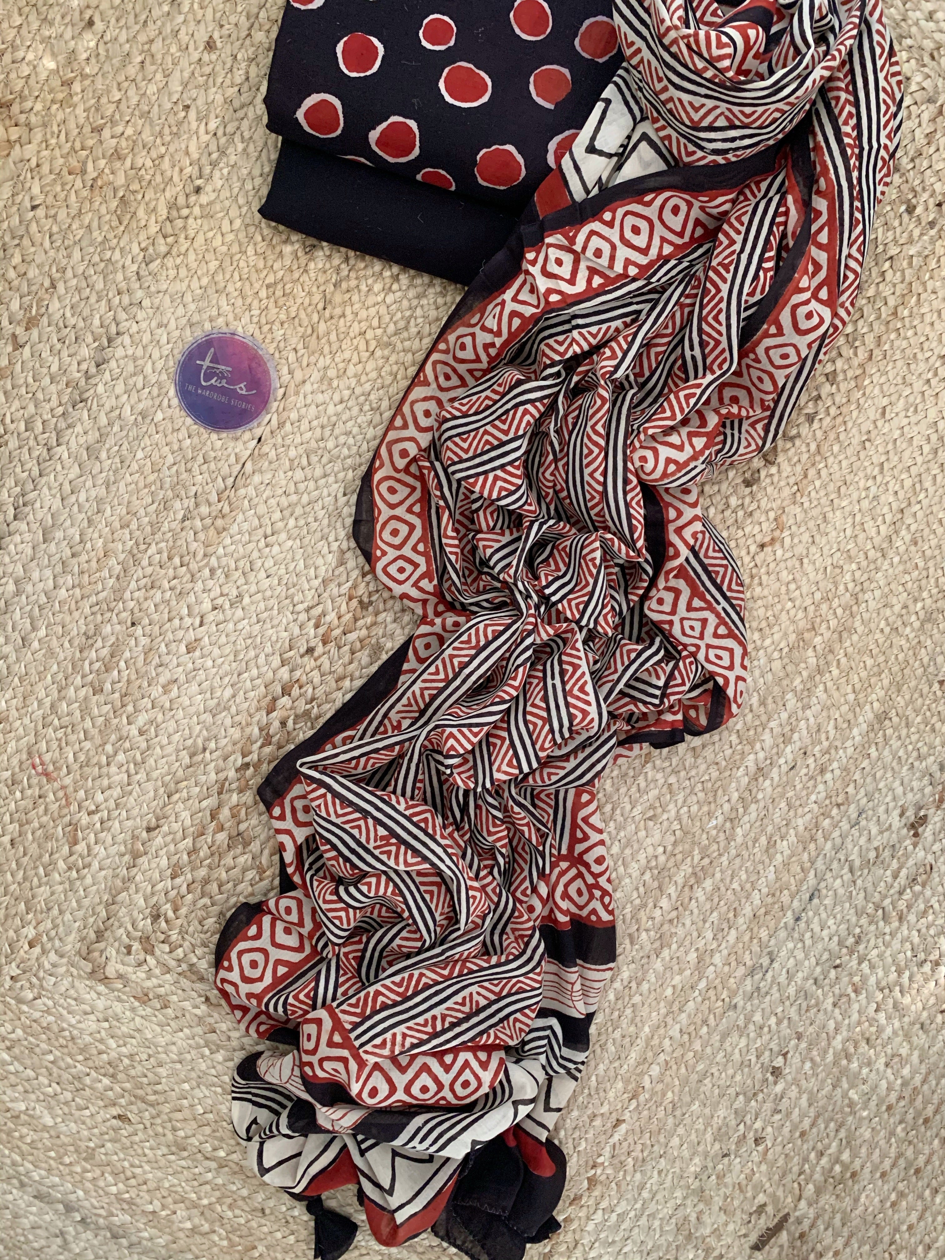 Handblock Cotton Suit
