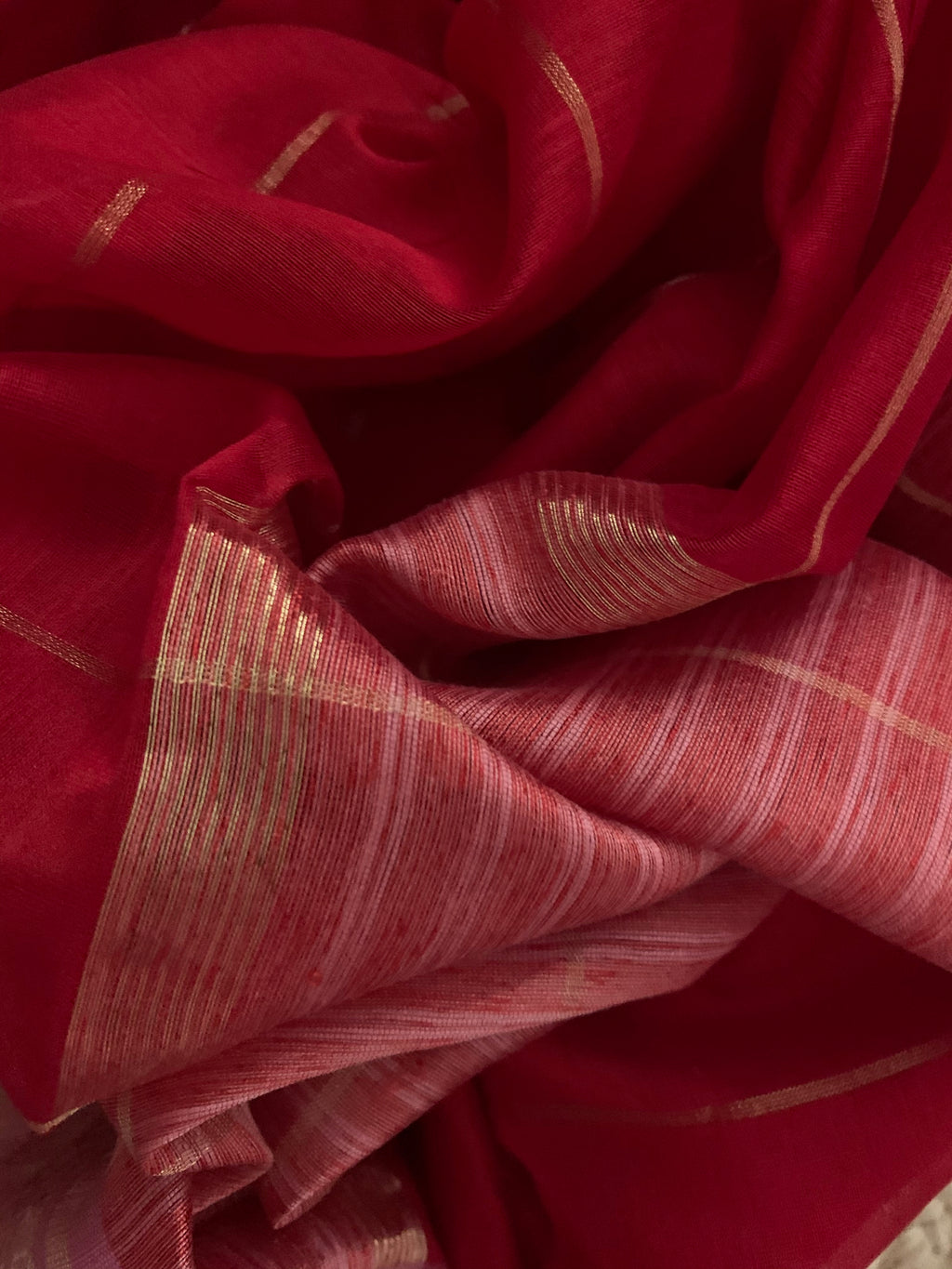 Handwoven Maheshwari Kurta dupatta set