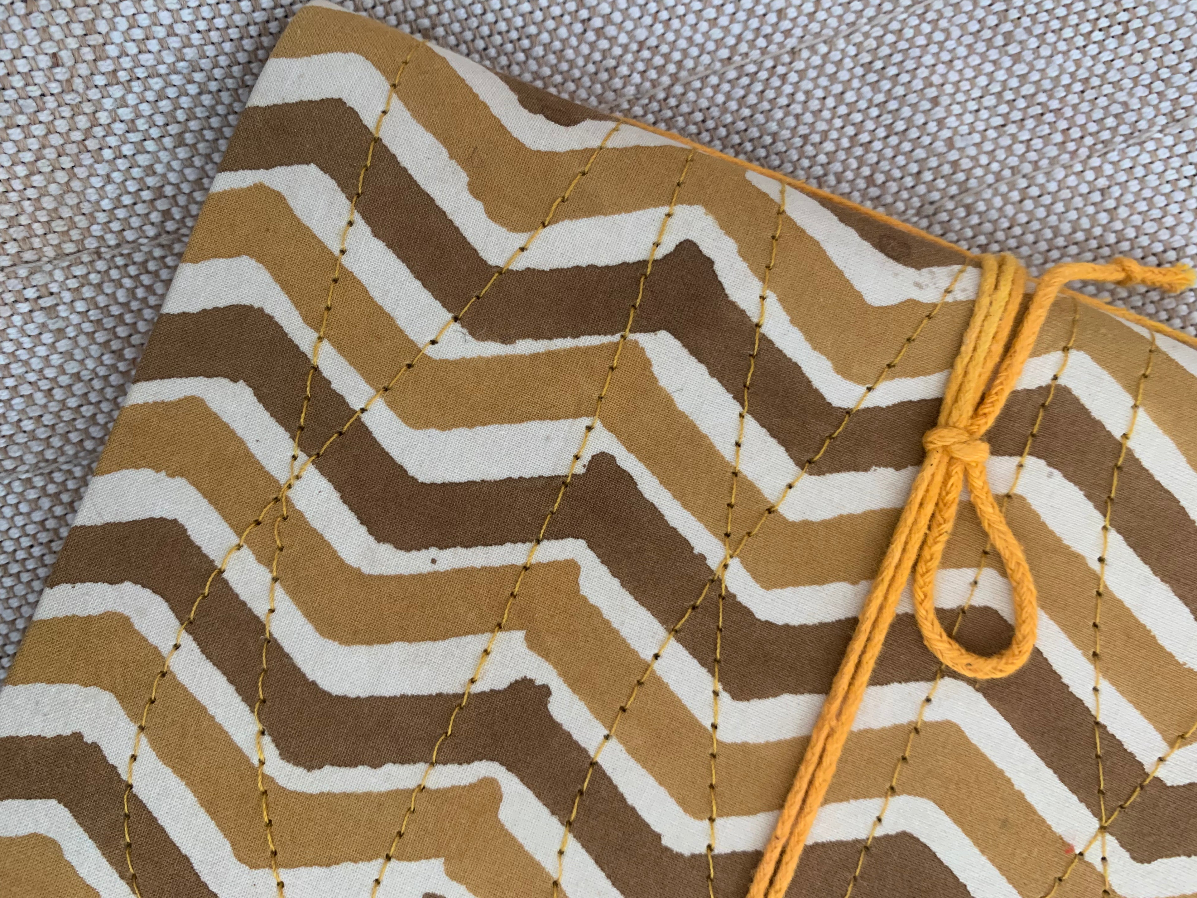 Hand Block Print Fabric Traditional Bahi - A5