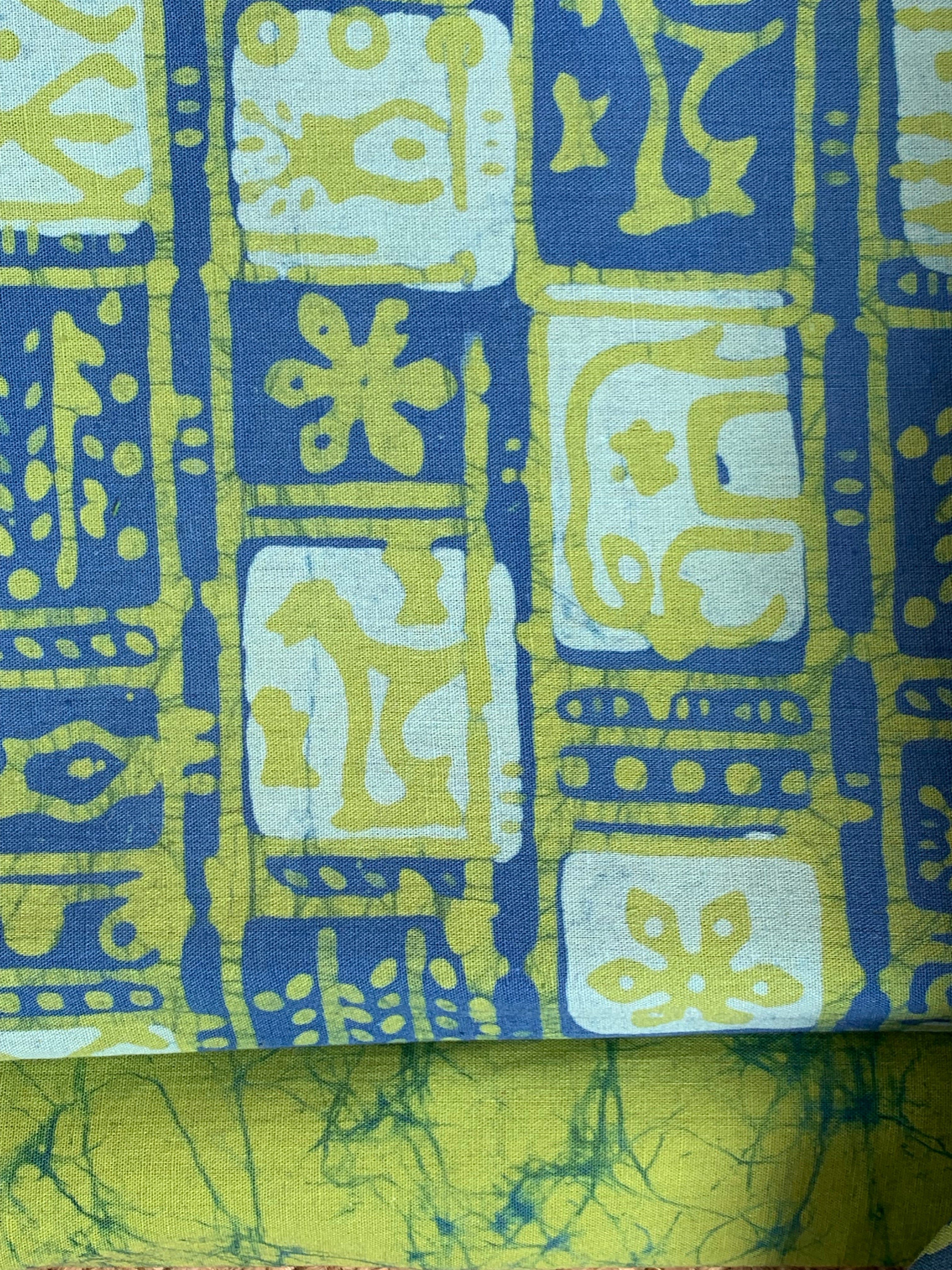 Handblock Batik Cotton Chanderi Suit