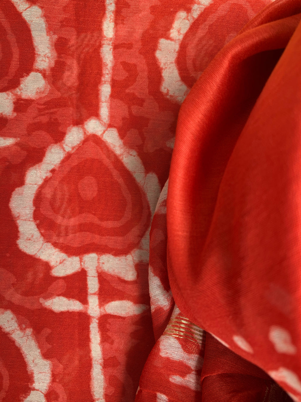 Handblock Chanderi Suit