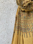 Handblock Ajrakh Dupatta