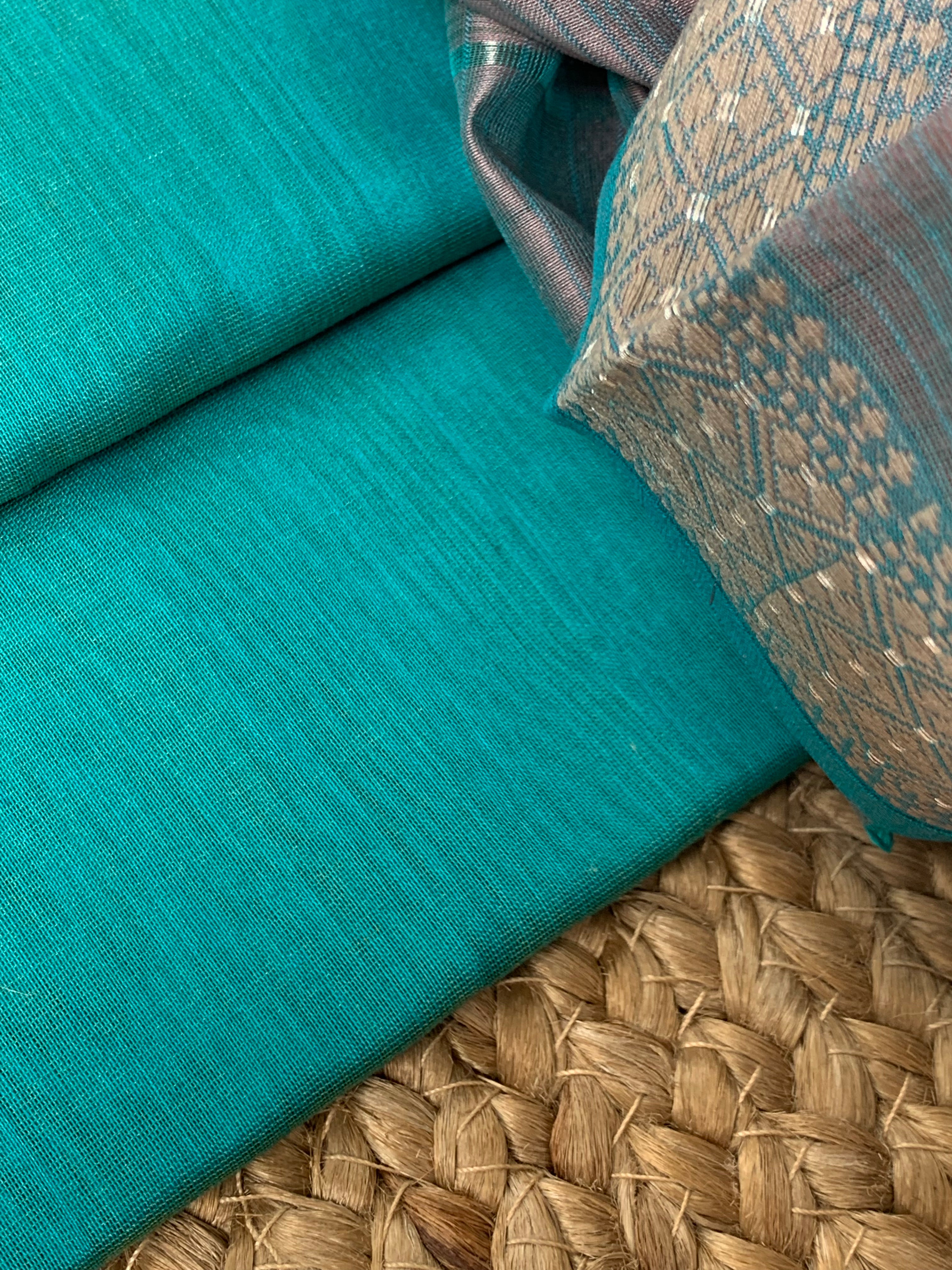 Handwoven Maheshwari Kurta dupatta set