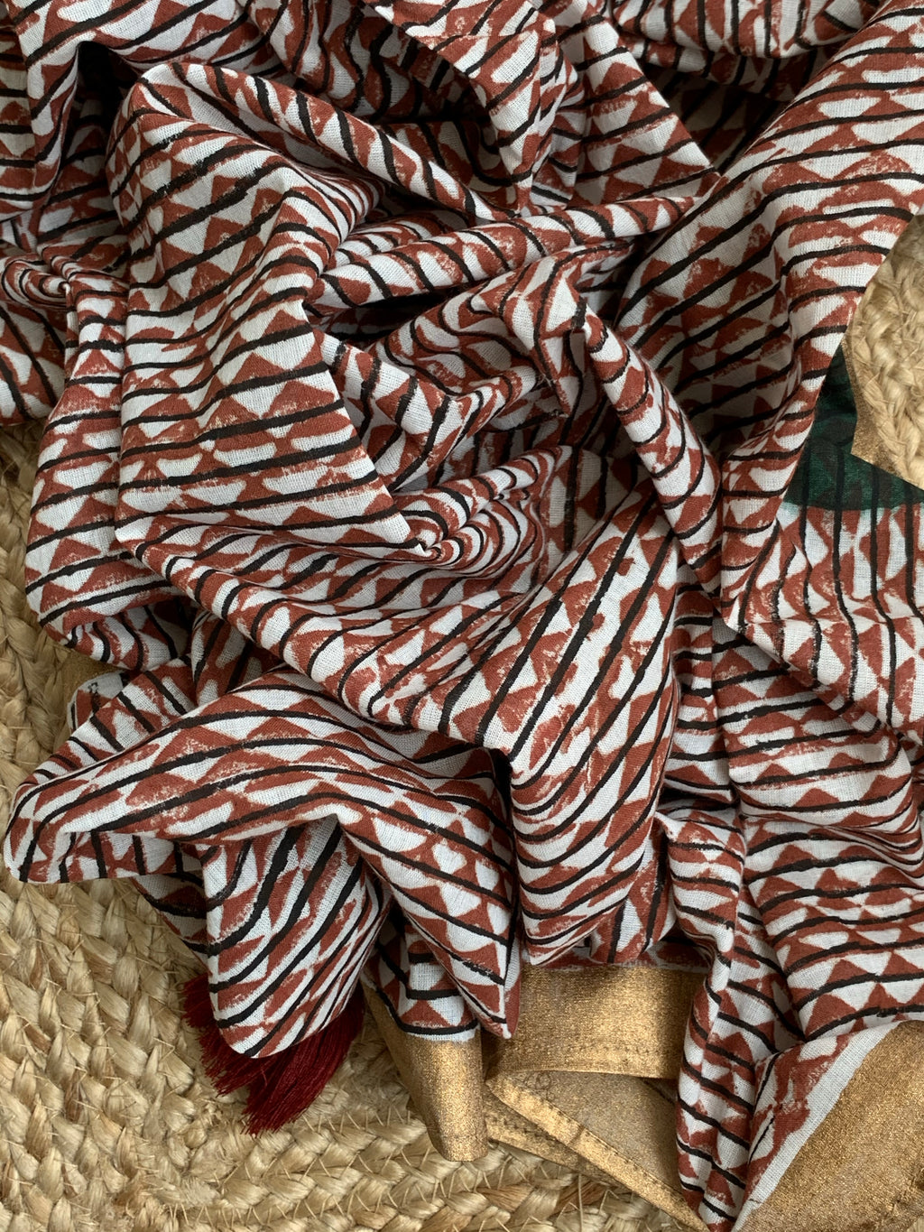 Handcrafted Cotton Kurta Dupatta set