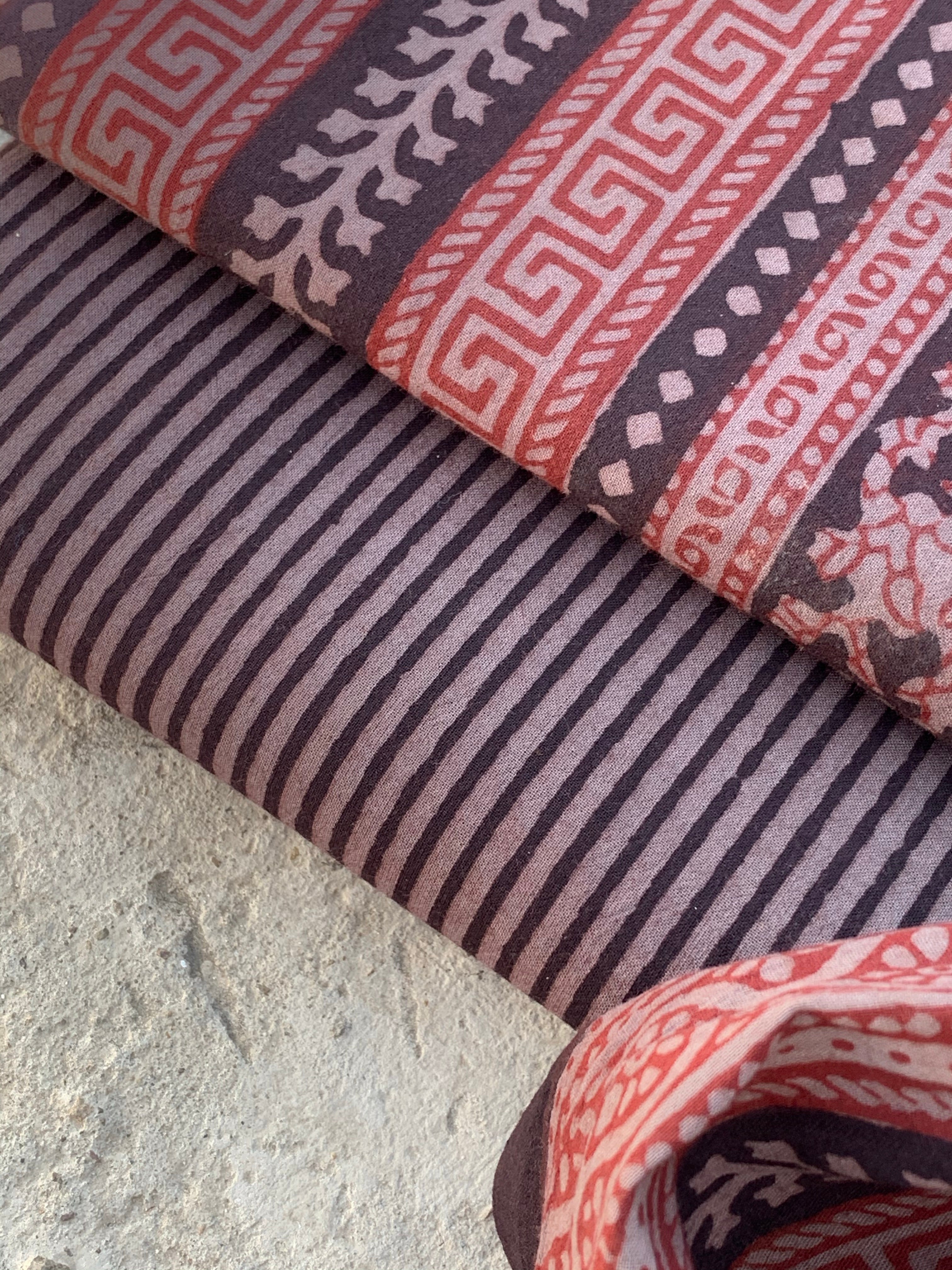 Natural Dyed Bagh Handblock Cotton Suit
