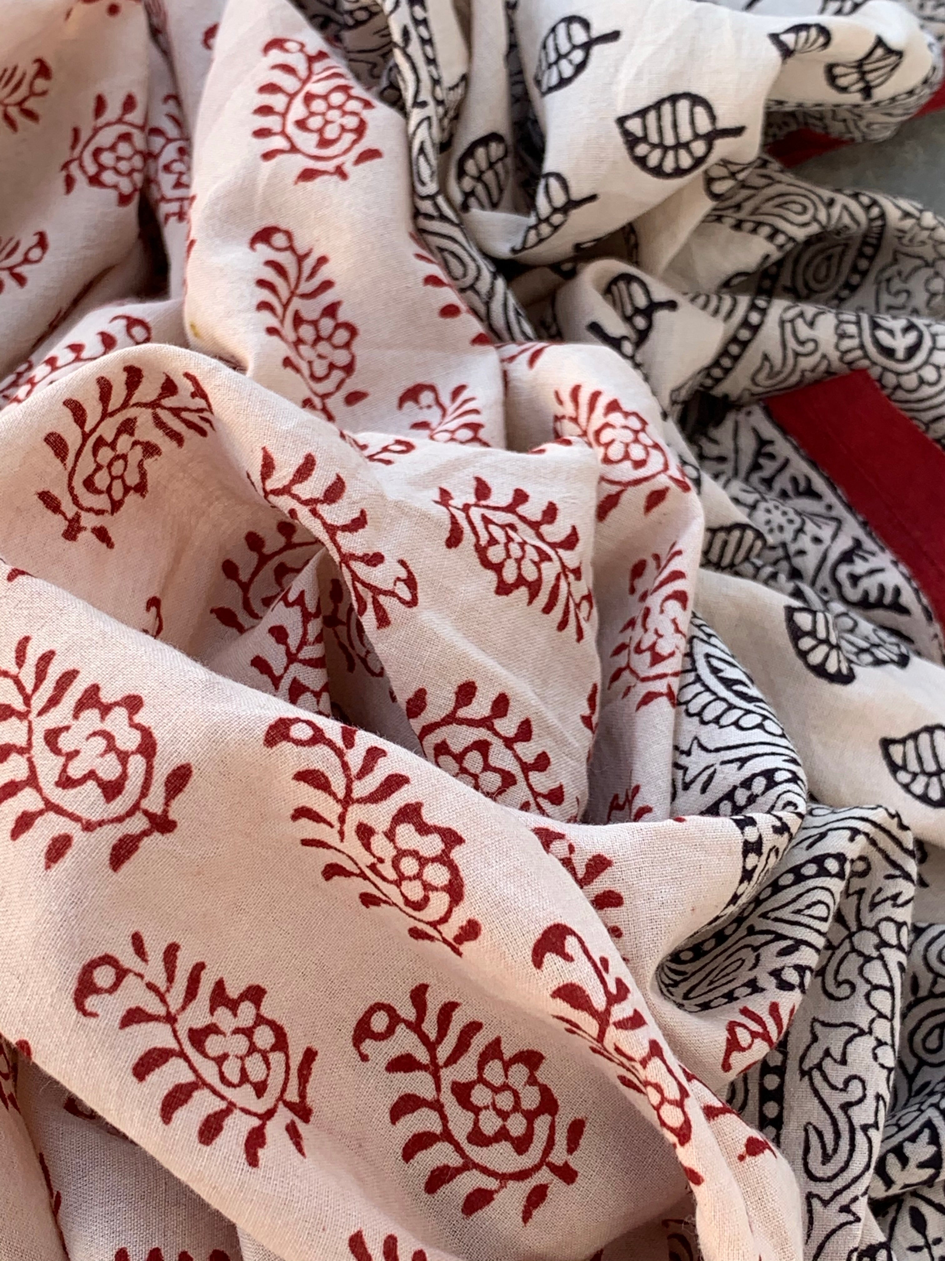 Natural Dyed Bagh Handblock Cotton Suit