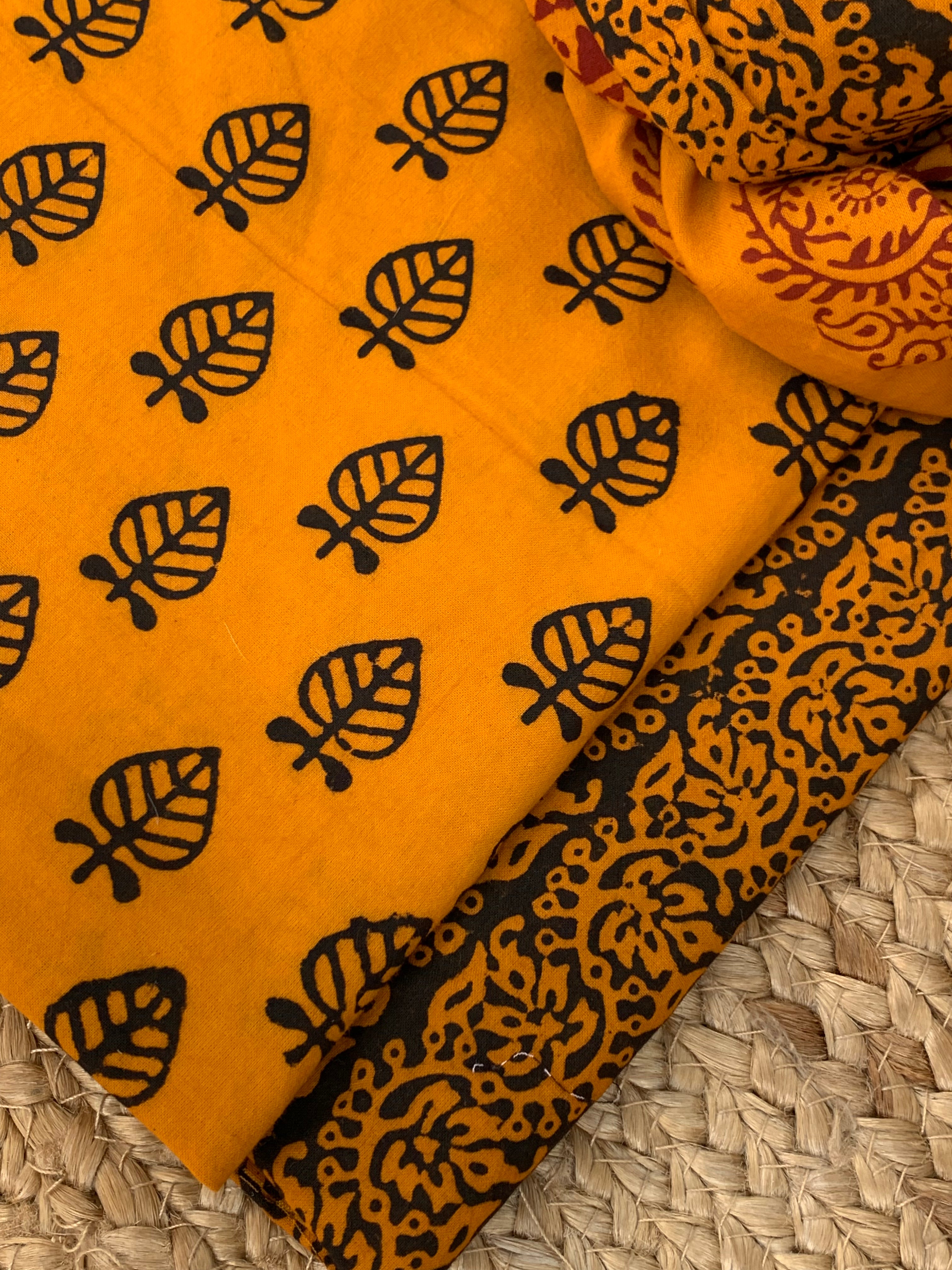 Natural Dyed Bagh Block Print Cotton Suit