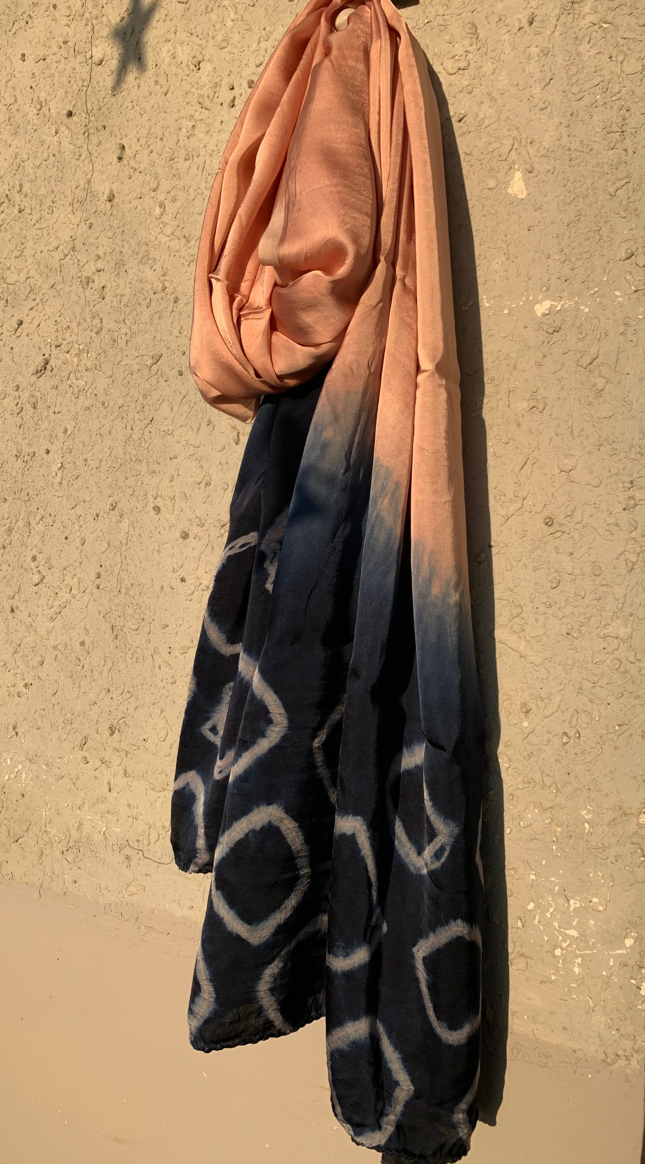 Shibori Modal Silk Stole