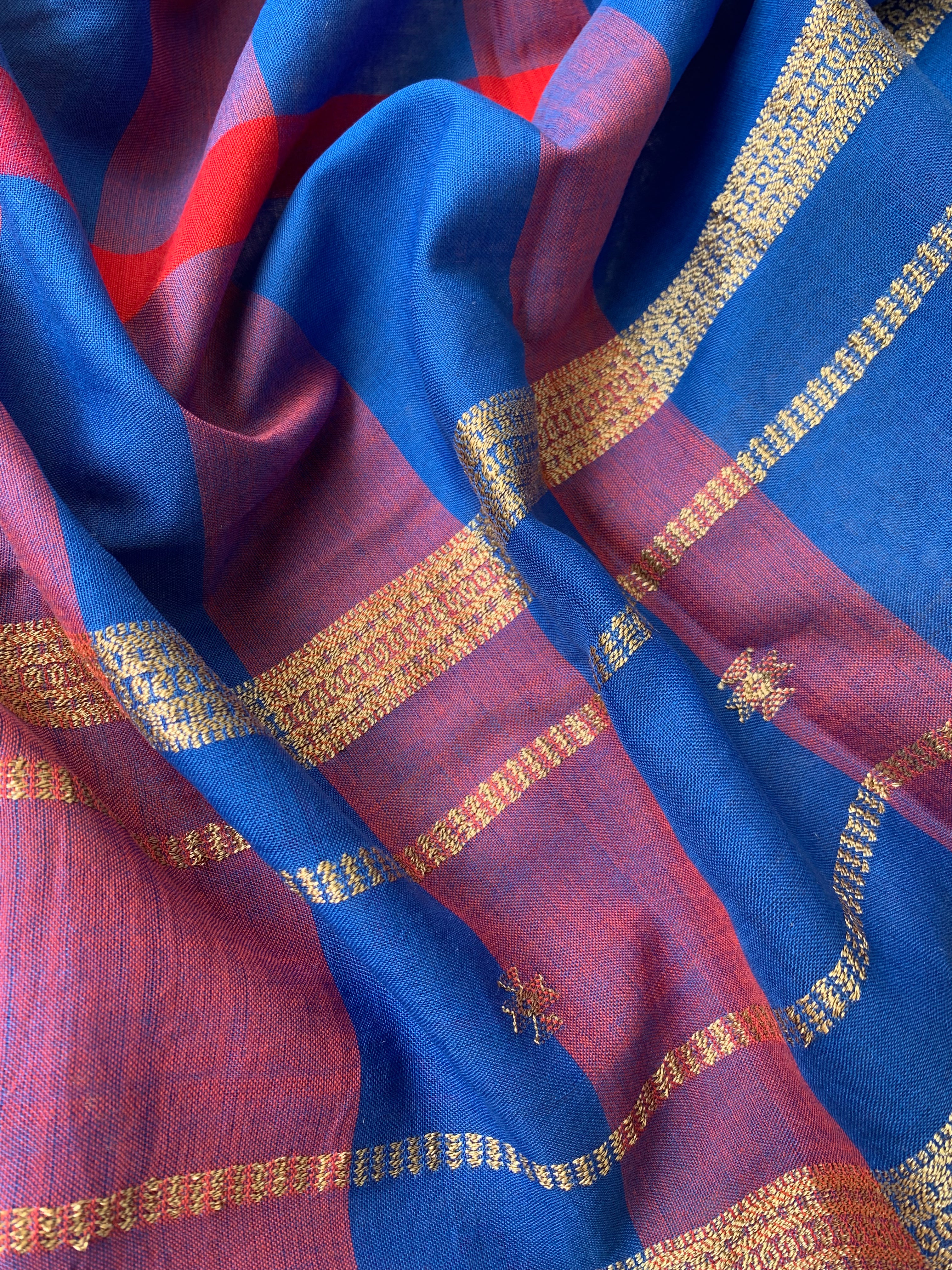 Handwoven Kotpad Bhujodi Kurta Dupatta Set