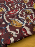 Handblock Kalamkari Cotton Mul Dupatta Suit