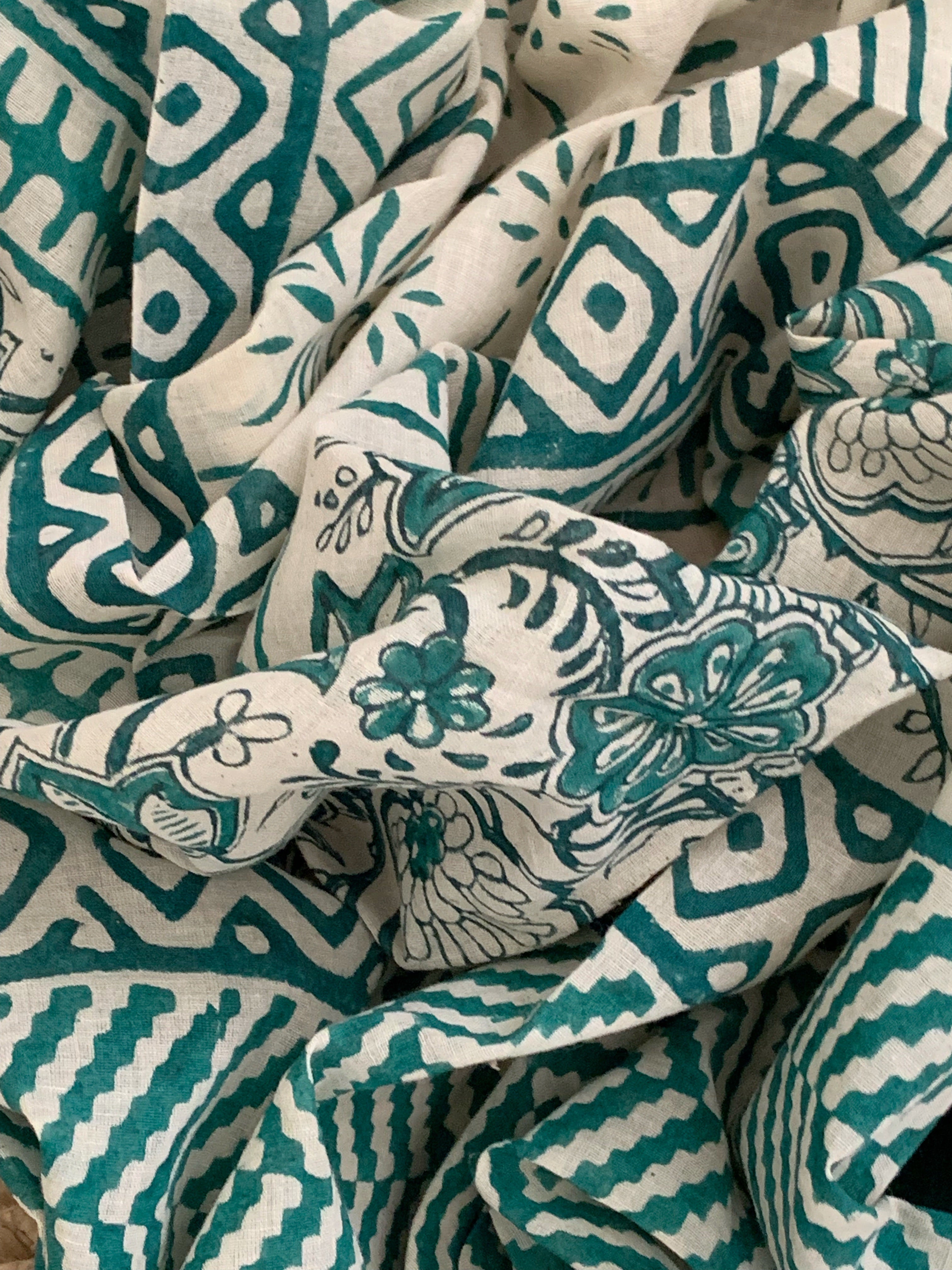 Handblock Cotton Suit