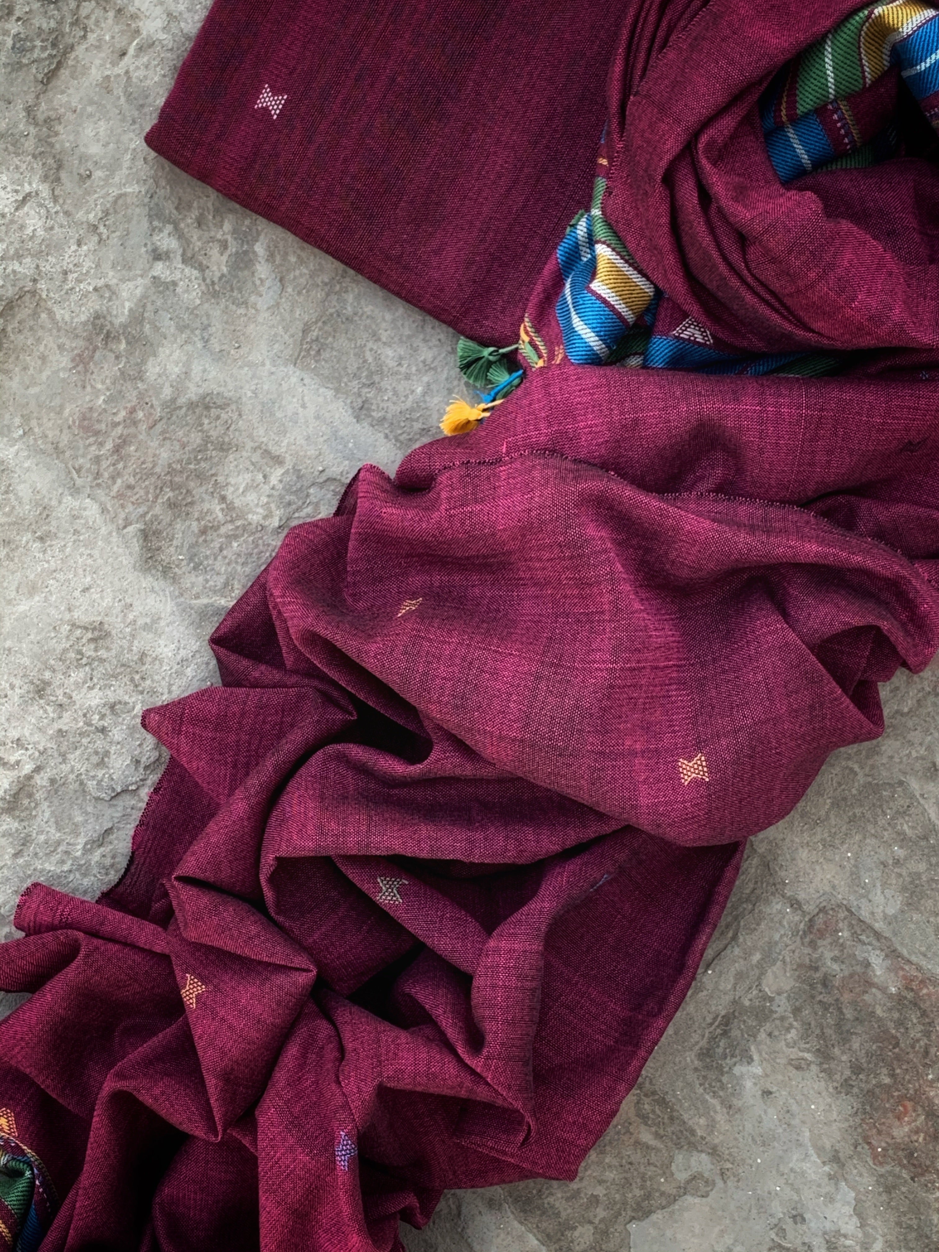 Handwoven Bhujodi  Kurta Dupatta Set