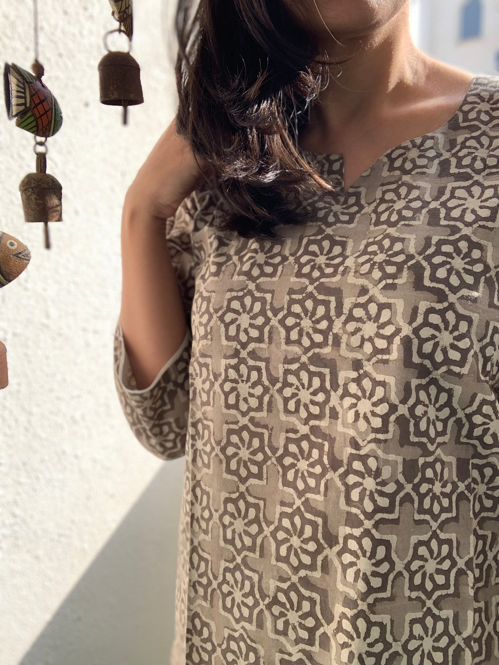 Handblock Cotton Kurta