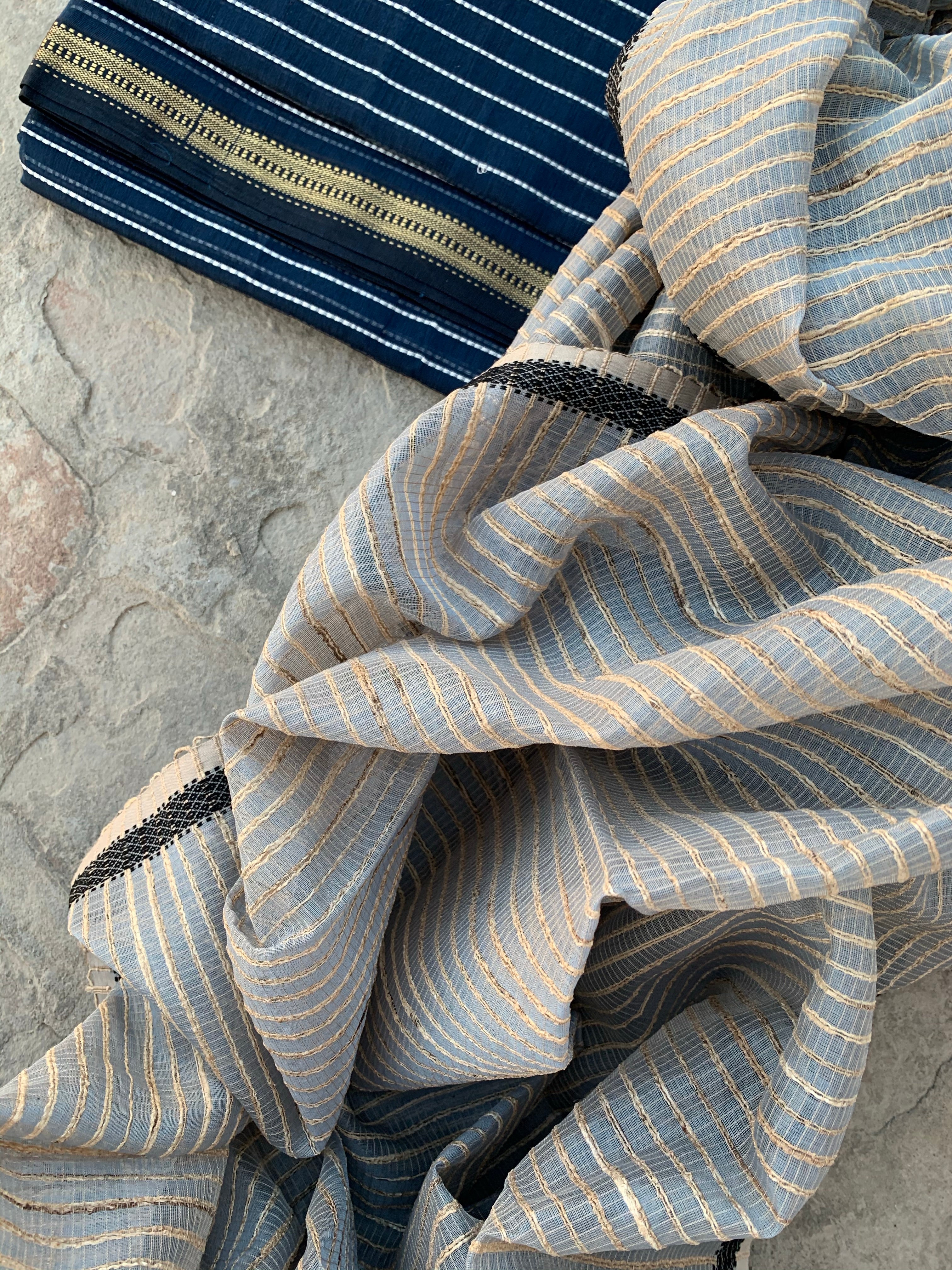Handwoven Maheshwari Kurta dupatta set