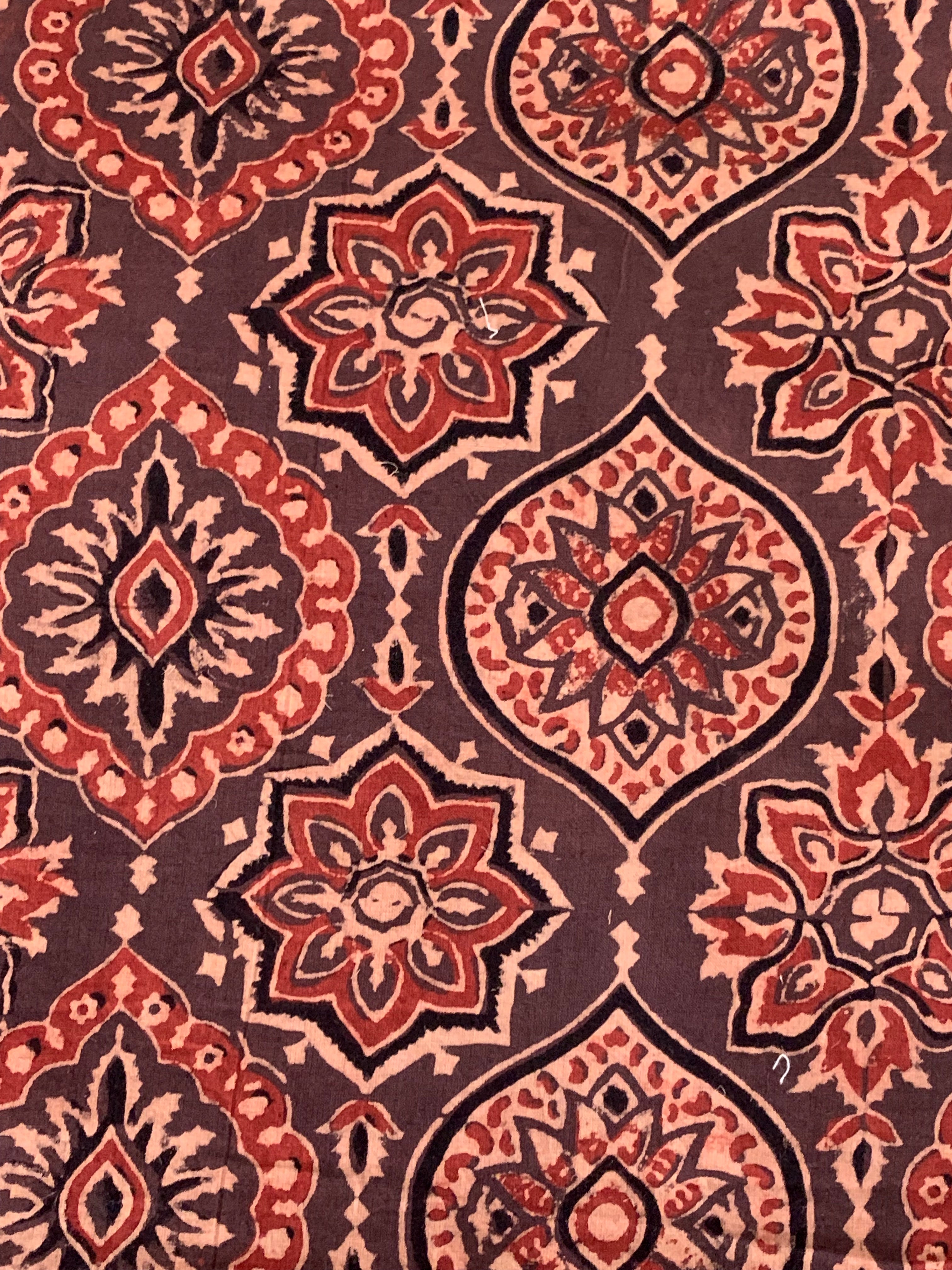 Handblock Ajrakh Kota Suit