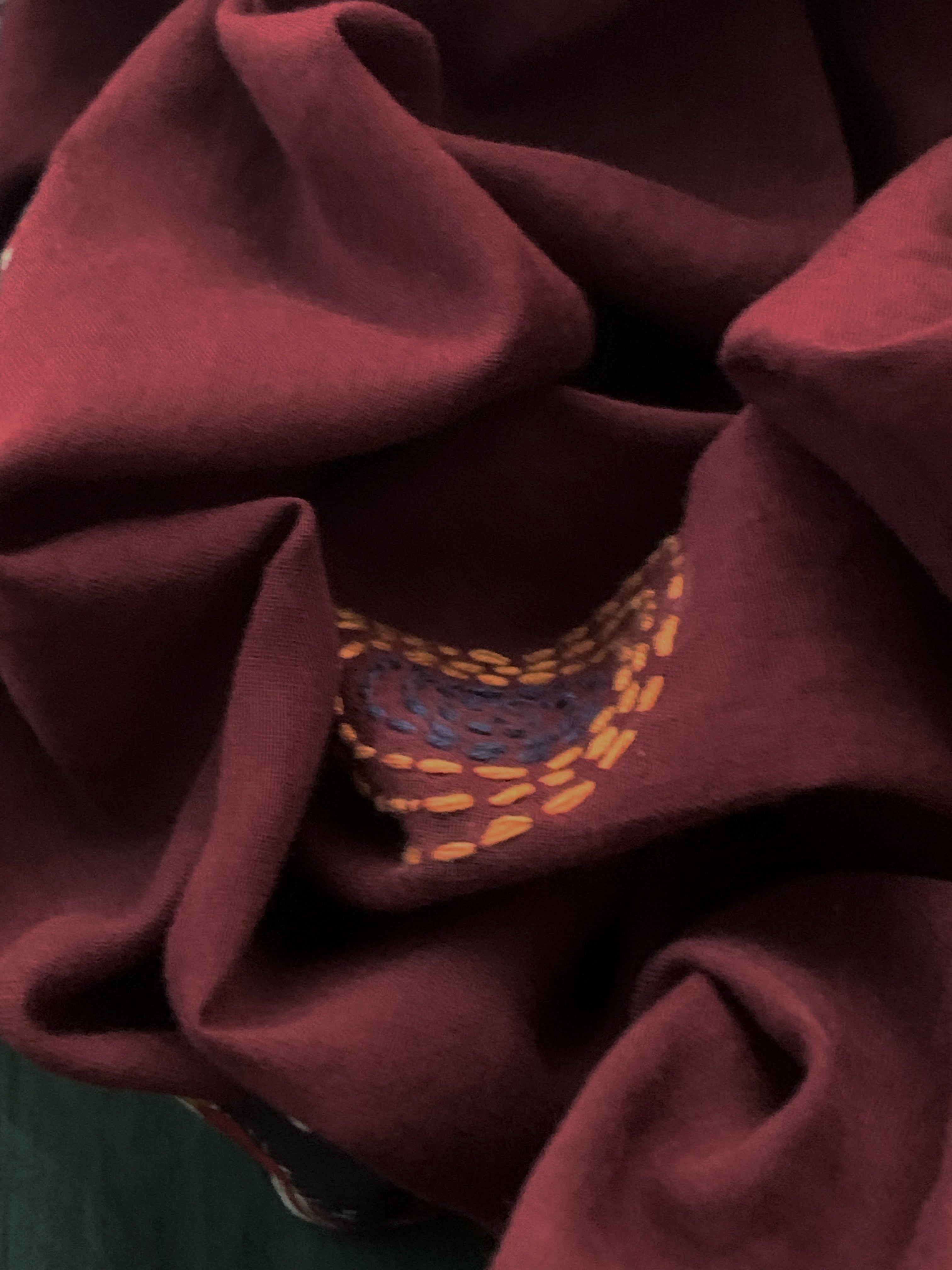 Handblock Kalamkari Cotton Mul Dupatta Suit
