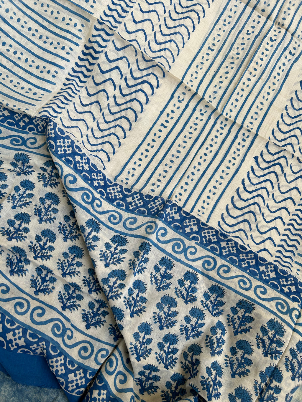 Handblock Cotton Suit