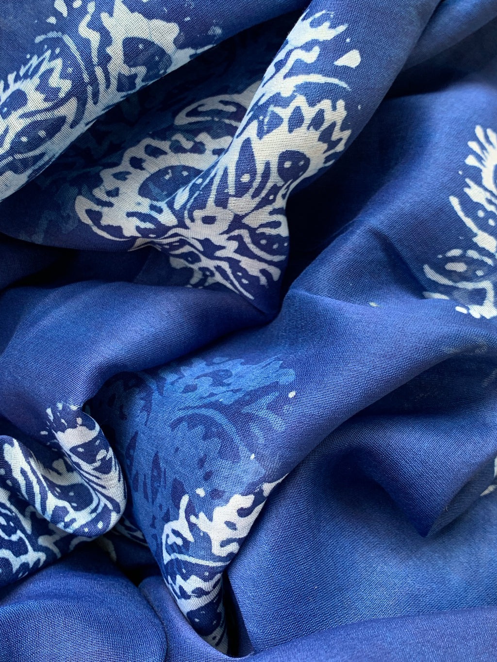 Handblock Batik Cotton Chanderi Suit