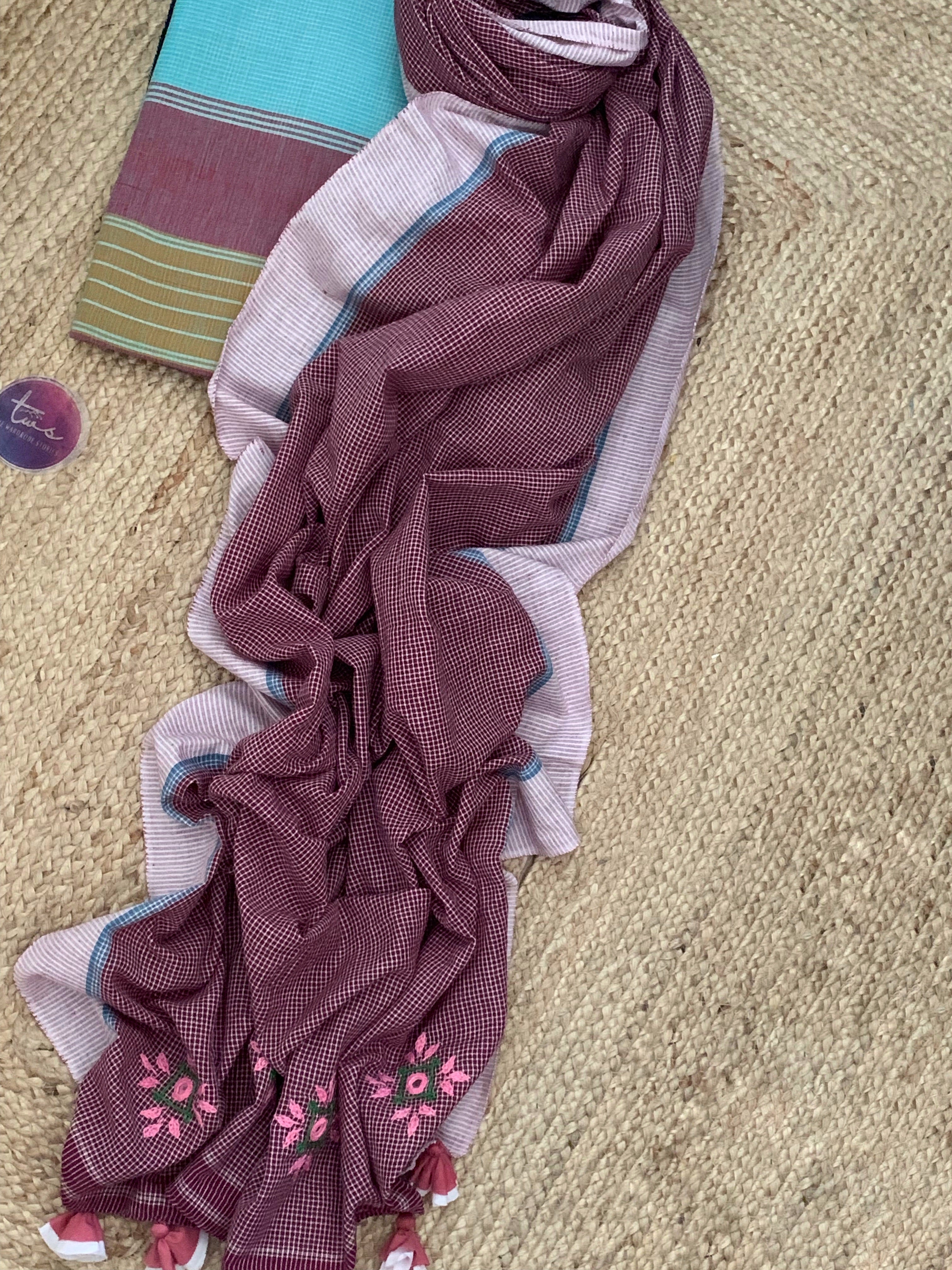 Handspun Handwoven Kurta Dupatta Set