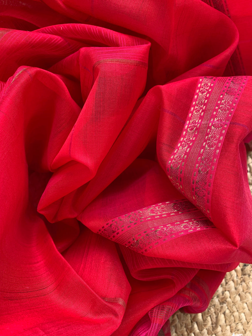 Handwoven Maheshwari Kurta dupatta set