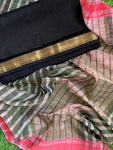 Handwoven Maheshwari Kurta dupatta set