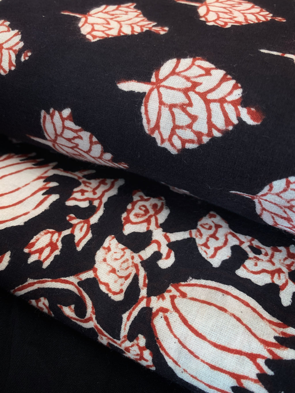 Handblock Cotton Kurta Bottom Set