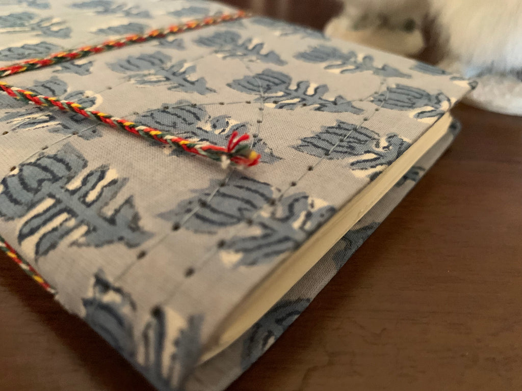Block Print Fabric Cover Diary