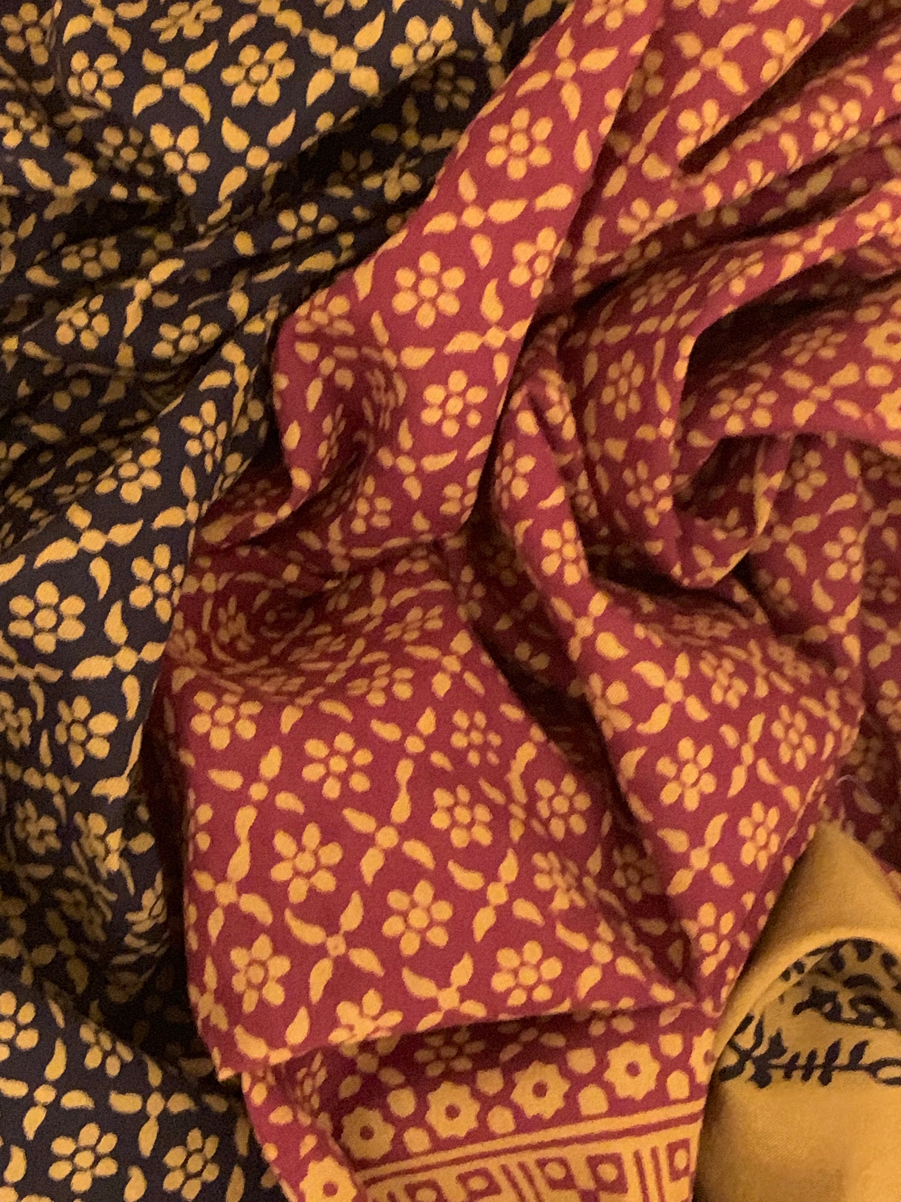 Natural Dyed Bagh Handblock Cotton Suit
