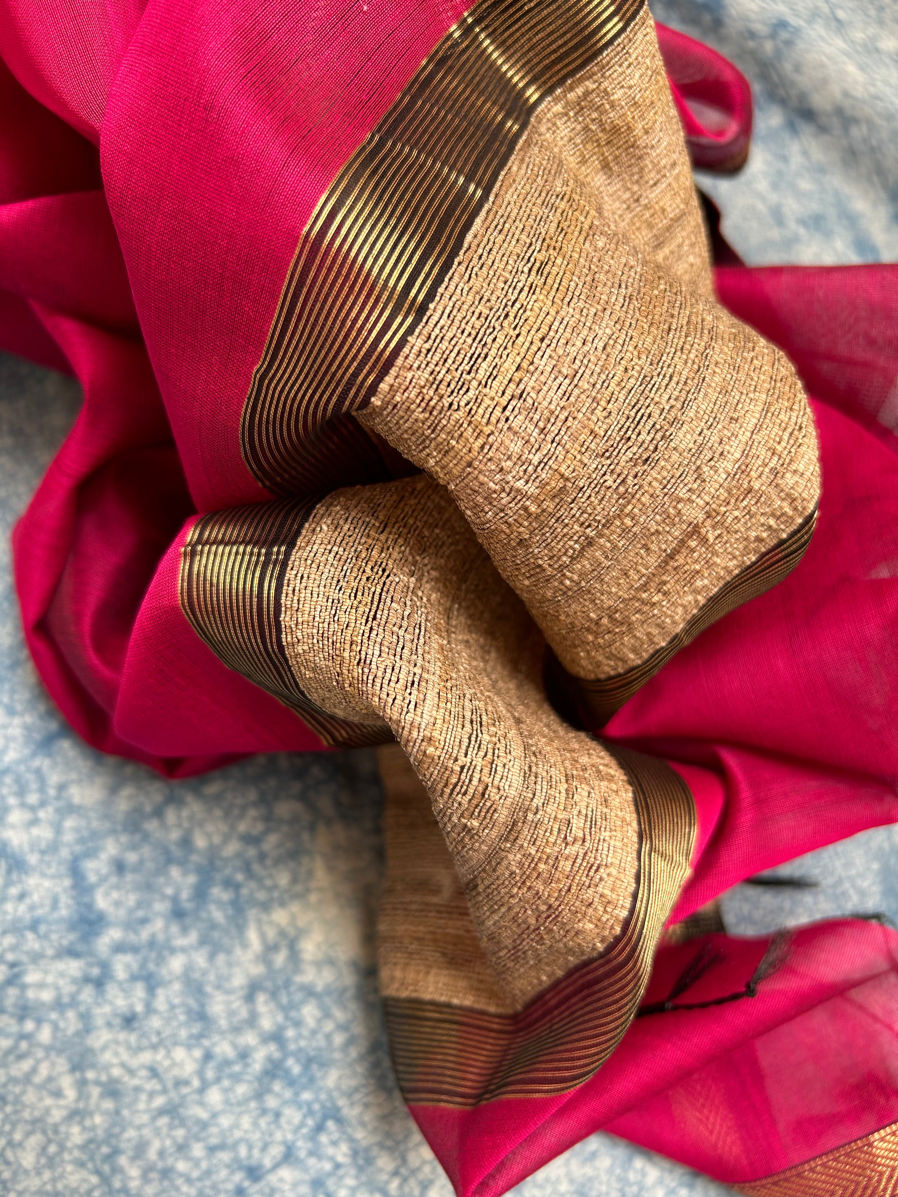Handwoven Maheshwari Kurta Dupatta Set