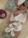 Handblock Cotton Chanderi Suit