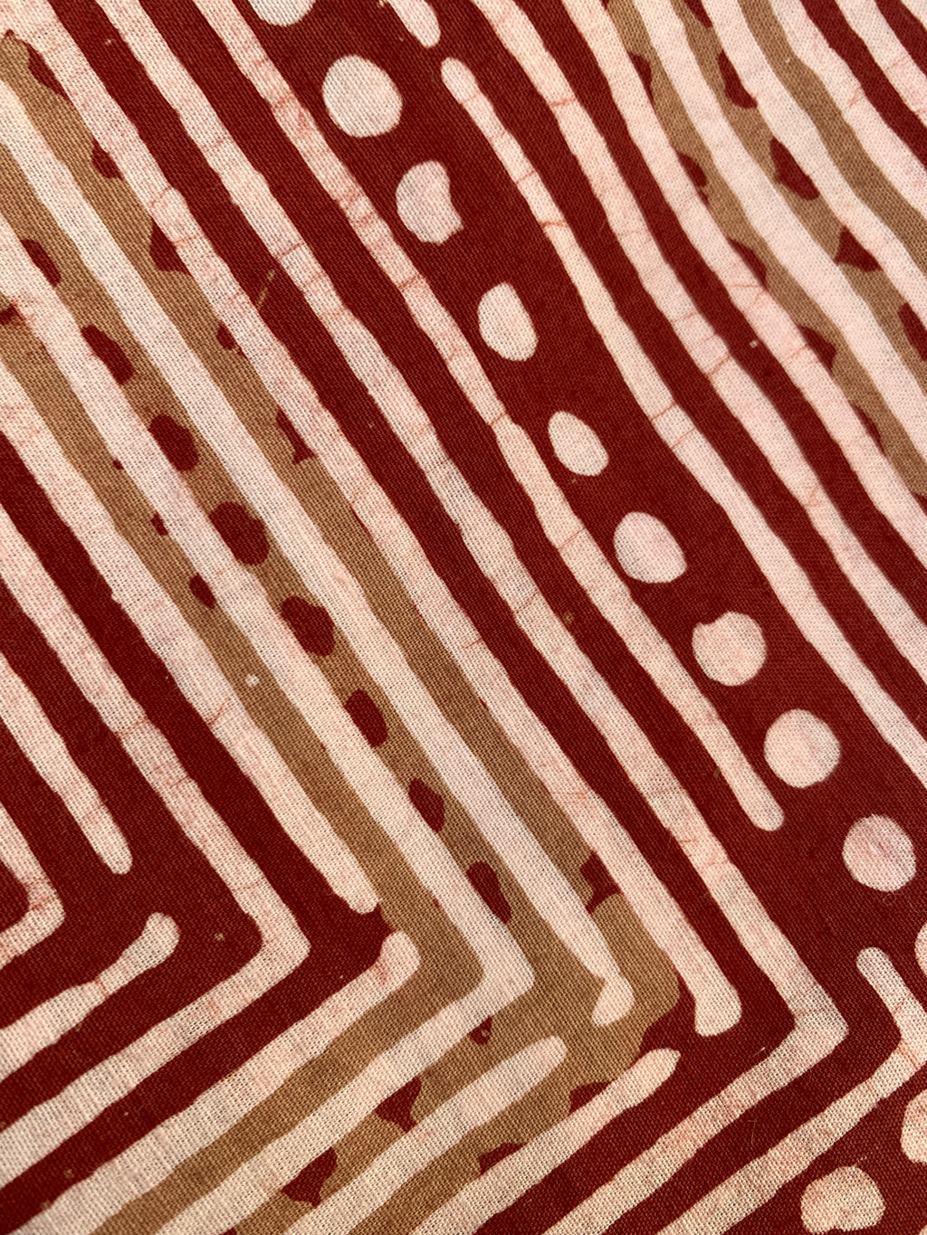 Handblock Batik Cotton Chanderi Suit