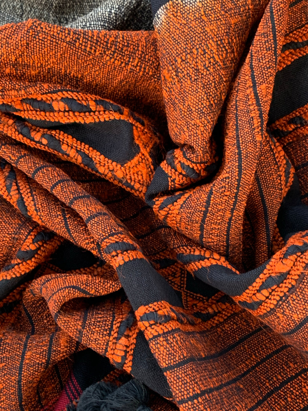 Handwoven Tussar Silk Cotton Bhujodi Kurta Dupatta Set